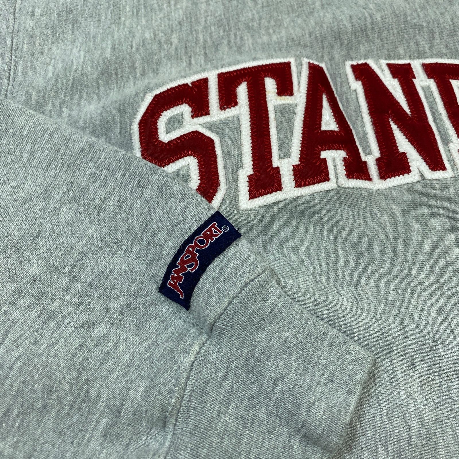 Jansport × Vintage VTG JanSport Cross Grain Stanford University Sweatshirt Sm Size US S / EU 44-46 / 1 - 7 Thumbnail