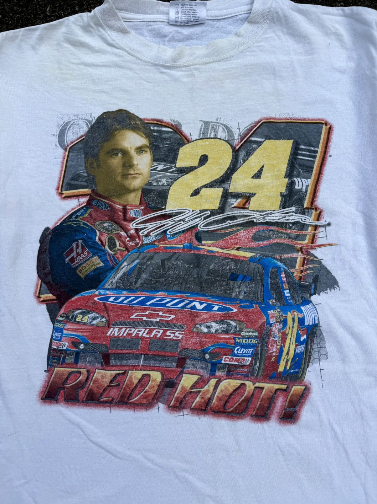 Chase Authentics Vintage Y2K 2000 Jeff Gordon NASCAR Racing Tee Shirt Size US L / EU 52-54 / 3 - 2 Thumbnail