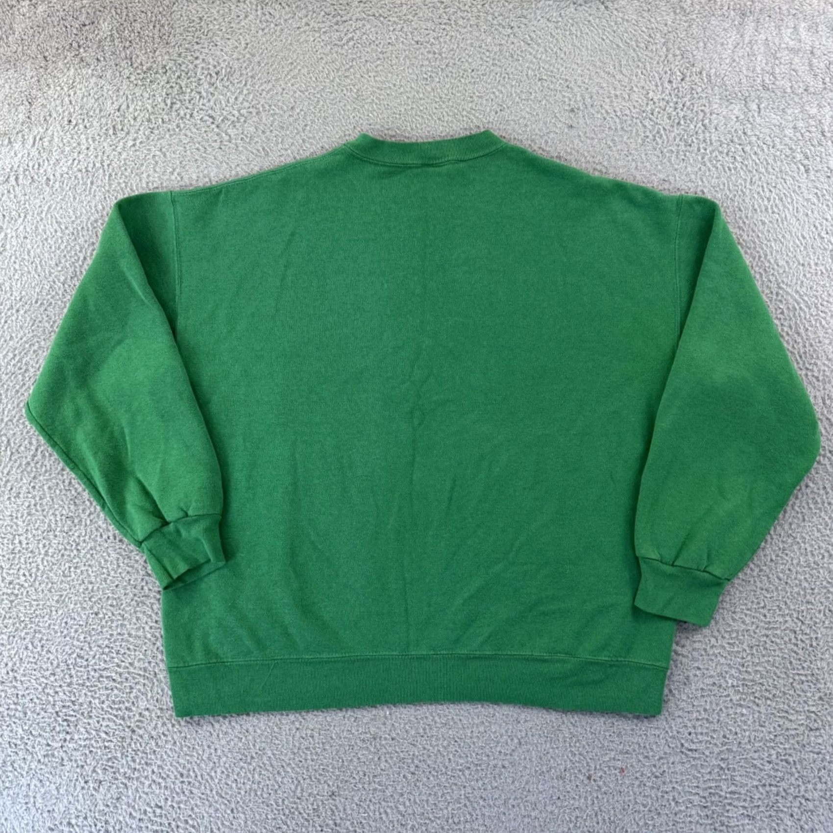 Nutmeg VINTAGE Nutmeg Sweatshirt Team 90s NFL Football Philadelphia Eagles Mens XL Green Graphic Print Crew Neck Pullover Long Sleeve Size US XL / EU 56 / 4 - 7 Thumbnail