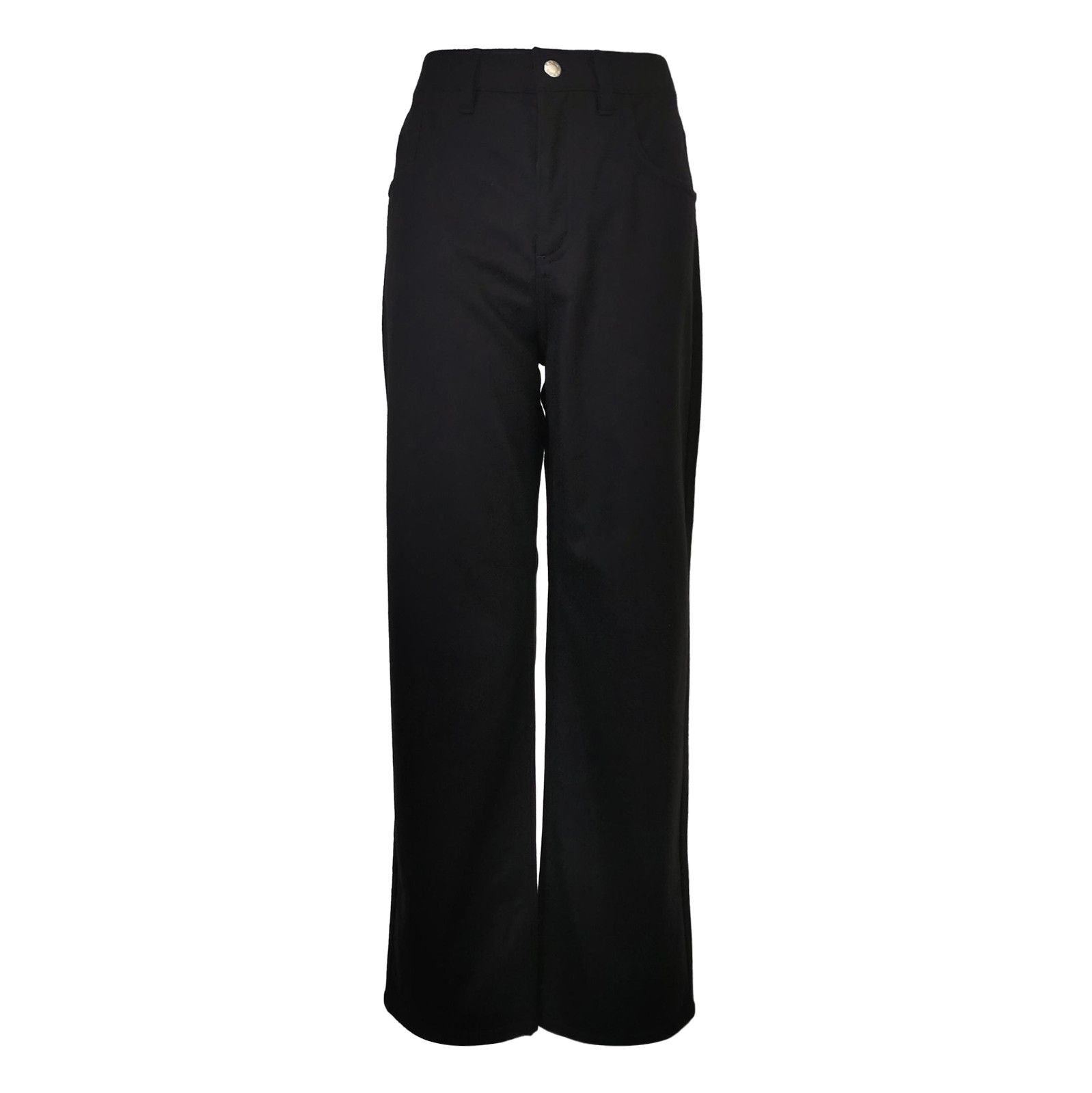 Prada Prada Wool Blend Triangle Logo Trousers in Black 0089 Size 38" / US 16 / IT 52 - 1 Thumbnail