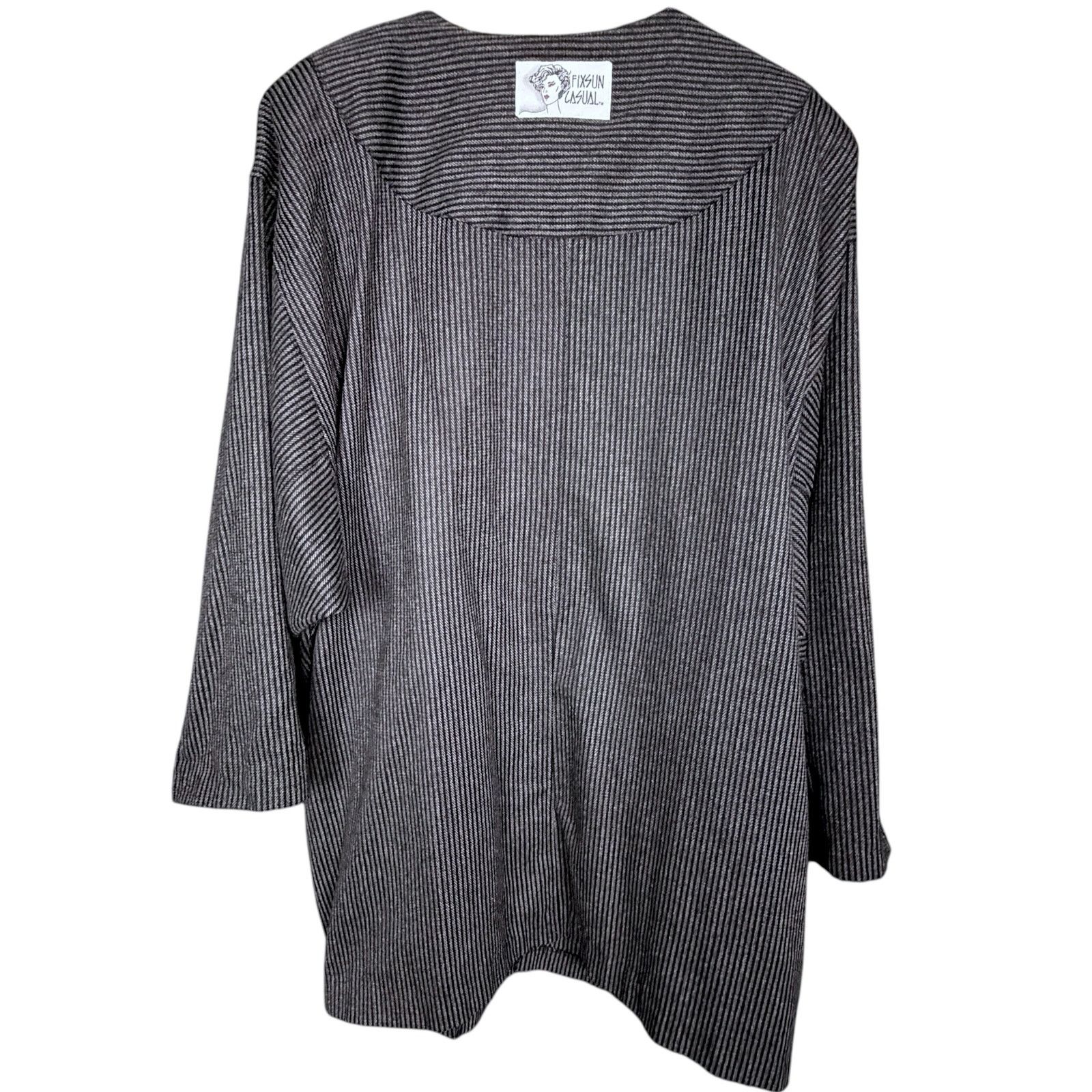 Other Vintage Fixsun Casuals Women's Kimono Tunic Wool Jacket Size ONE SIZE - 7 Thumbnail