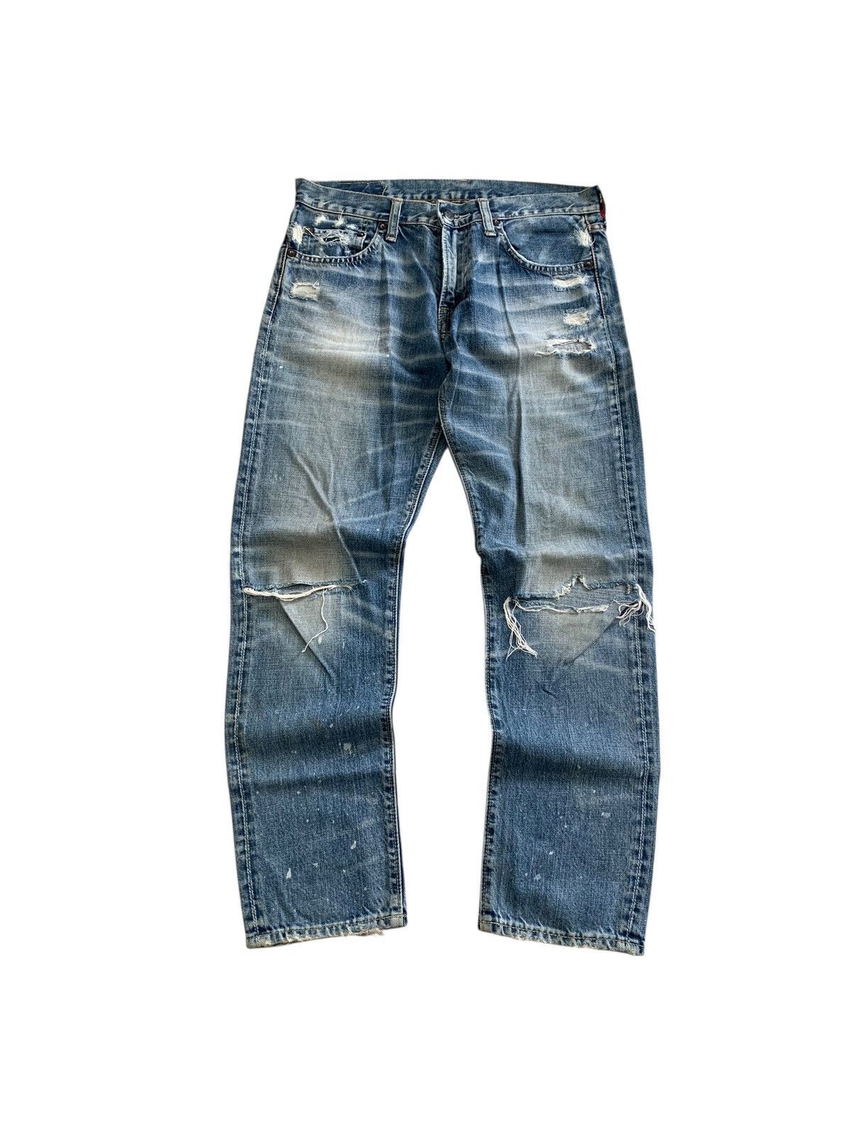 Japanese Brand RNA inc Grunge Distressed Crazy Faded Jeans Size US 30 / EU 46 - 1 Thumbnail