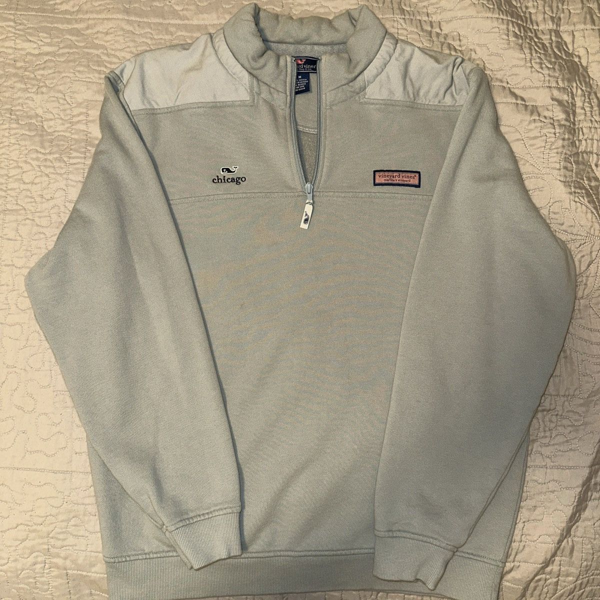 Vineyard Vines Vineyard Vines Chicago Quarter Zip Size US M / EU 48-50 / 2 - 1 Thumbnail