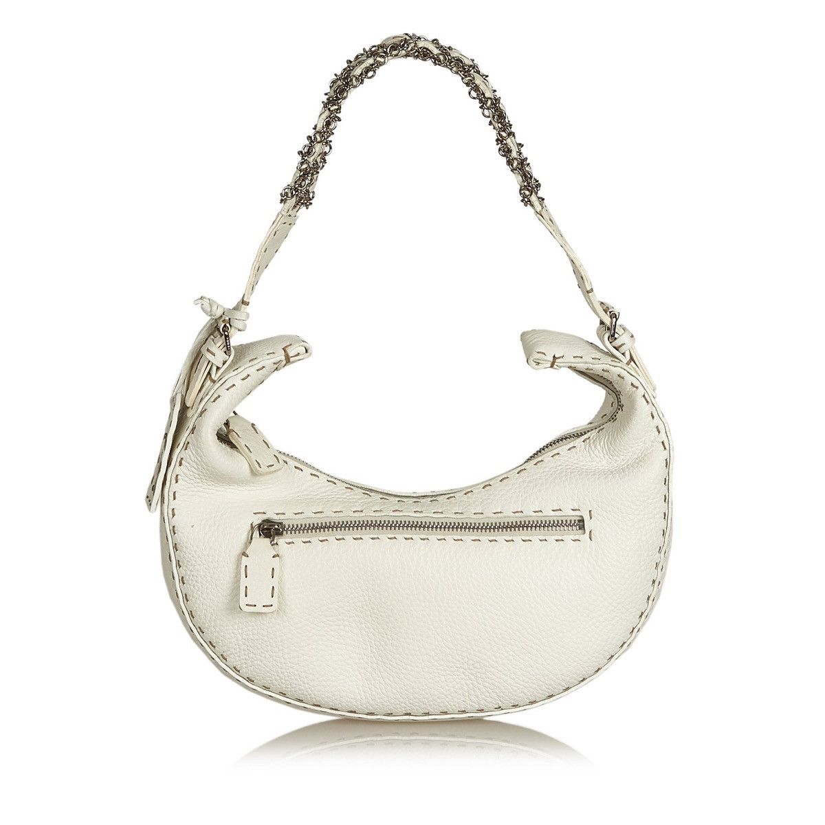 Fendi Fendi Selleria Hobo White Size ONE SIZE - 22 Thumbnail