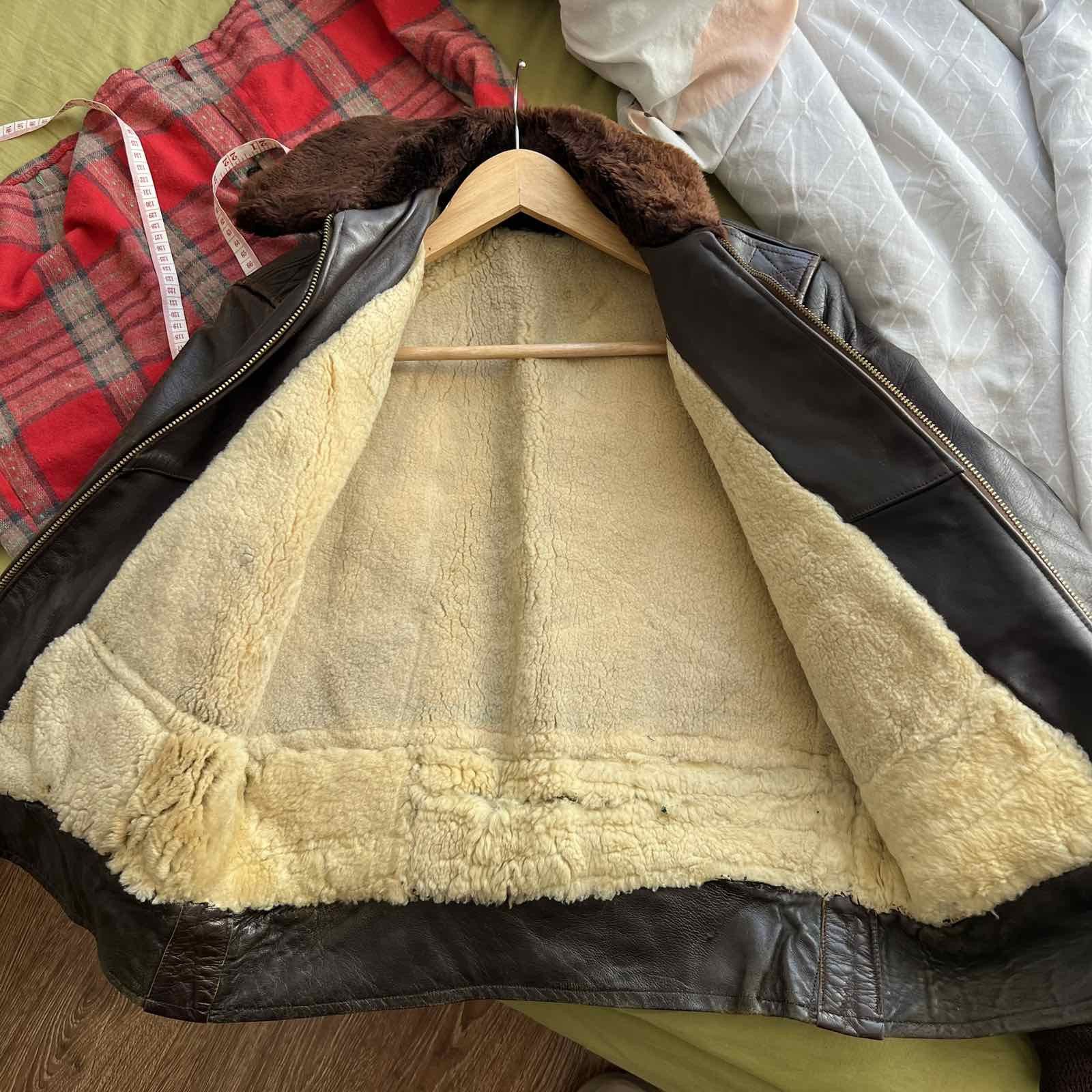 Vintage Vintage like 40s B-2 leather flying jacket ww2 Size US M / EU 48-50 / 2 - 11 Thumbnail