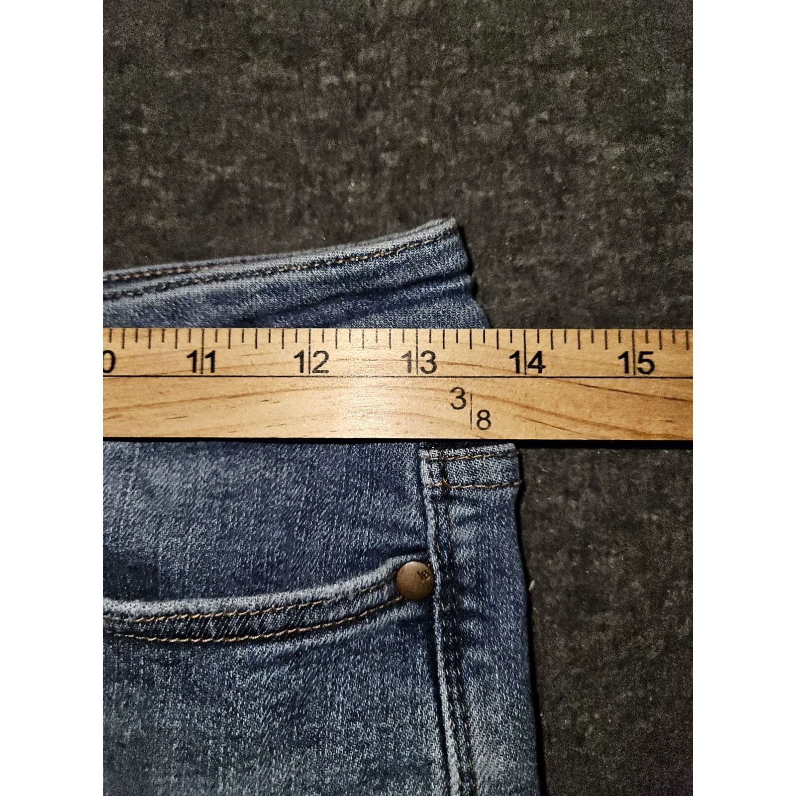 Vintage Judy Blue Skinny Jeans Women's 3 Regular Mid Rise Ankle Denim Stretch Pockets Blue Preppy City 26.5 Inseam Size 26" / US 2 / IT 38 - 5 Thumbnail