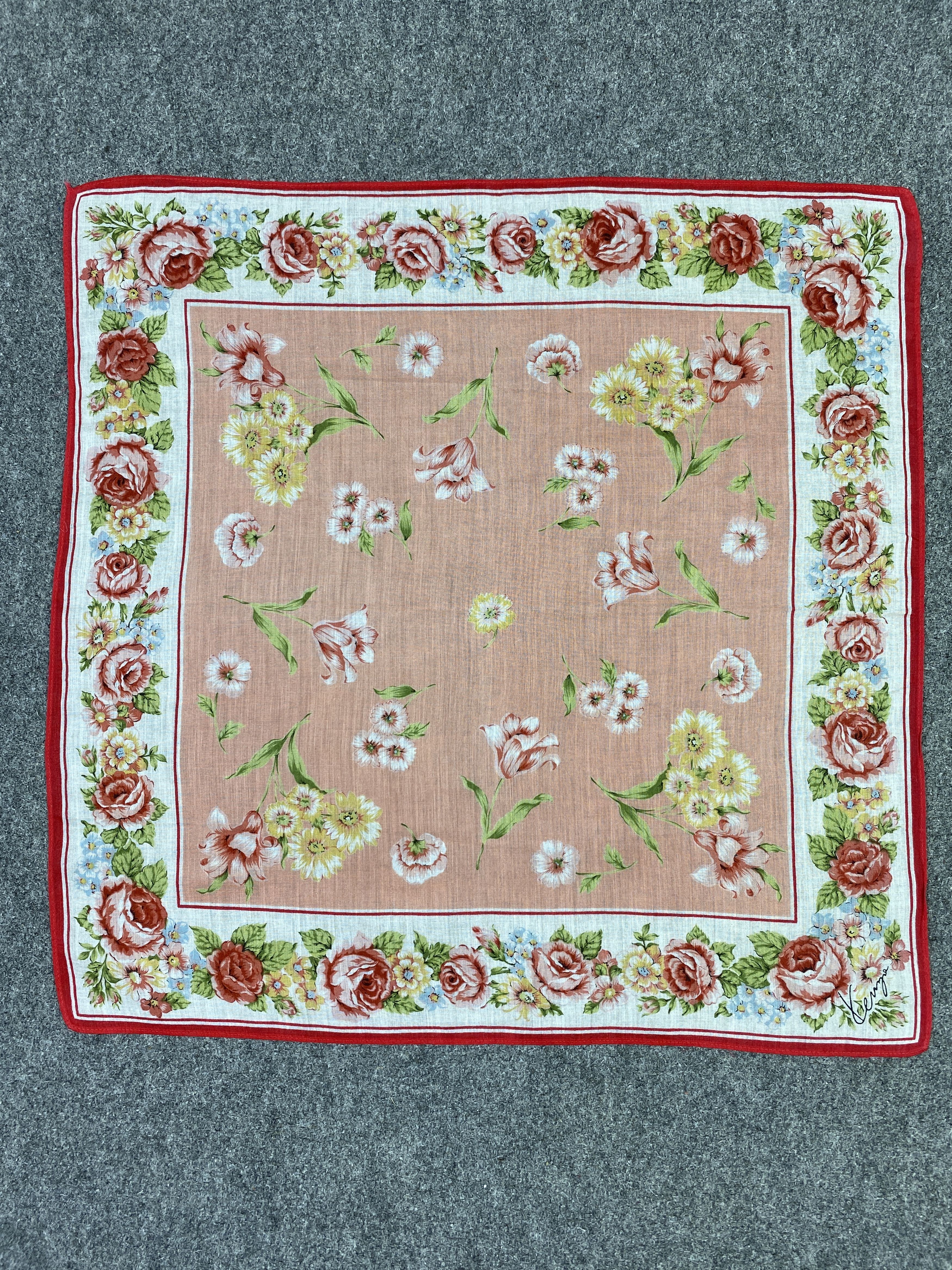 Kenzo Vintage Kenzo Handkerchief / Neckerchief KT0074 Size ONE SIZE - 4 Thumbnail