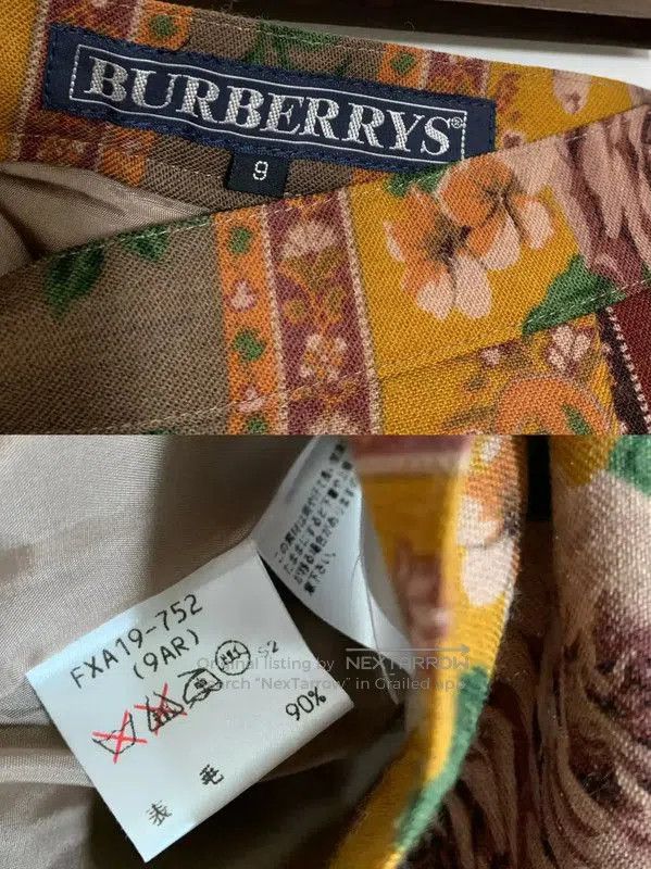 Burberry Burberry Color-Block Wool Dress for Women. Size M / US 6-8 / IT 42-44 - 9 Thumbnail