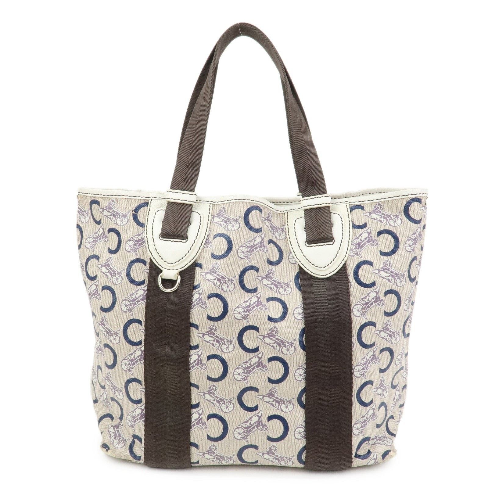 Celine Celine Macadam Coated Canvas Tote Beige Size ONE SIZE - 1 Thumbnail