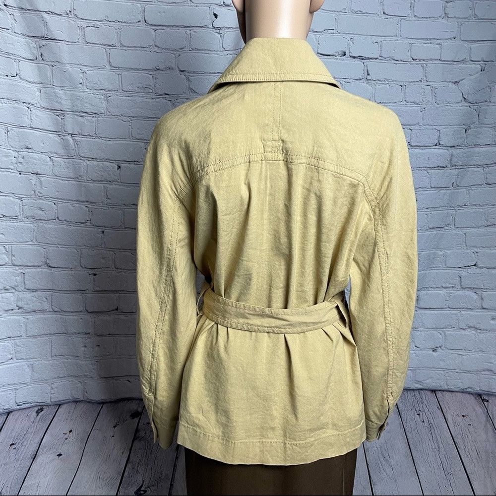 Vince NWT New $395 Vince Belted Linen Blend Beige Jacket Size S Size S / US 4 / IT 40 - 5 Thumbnail