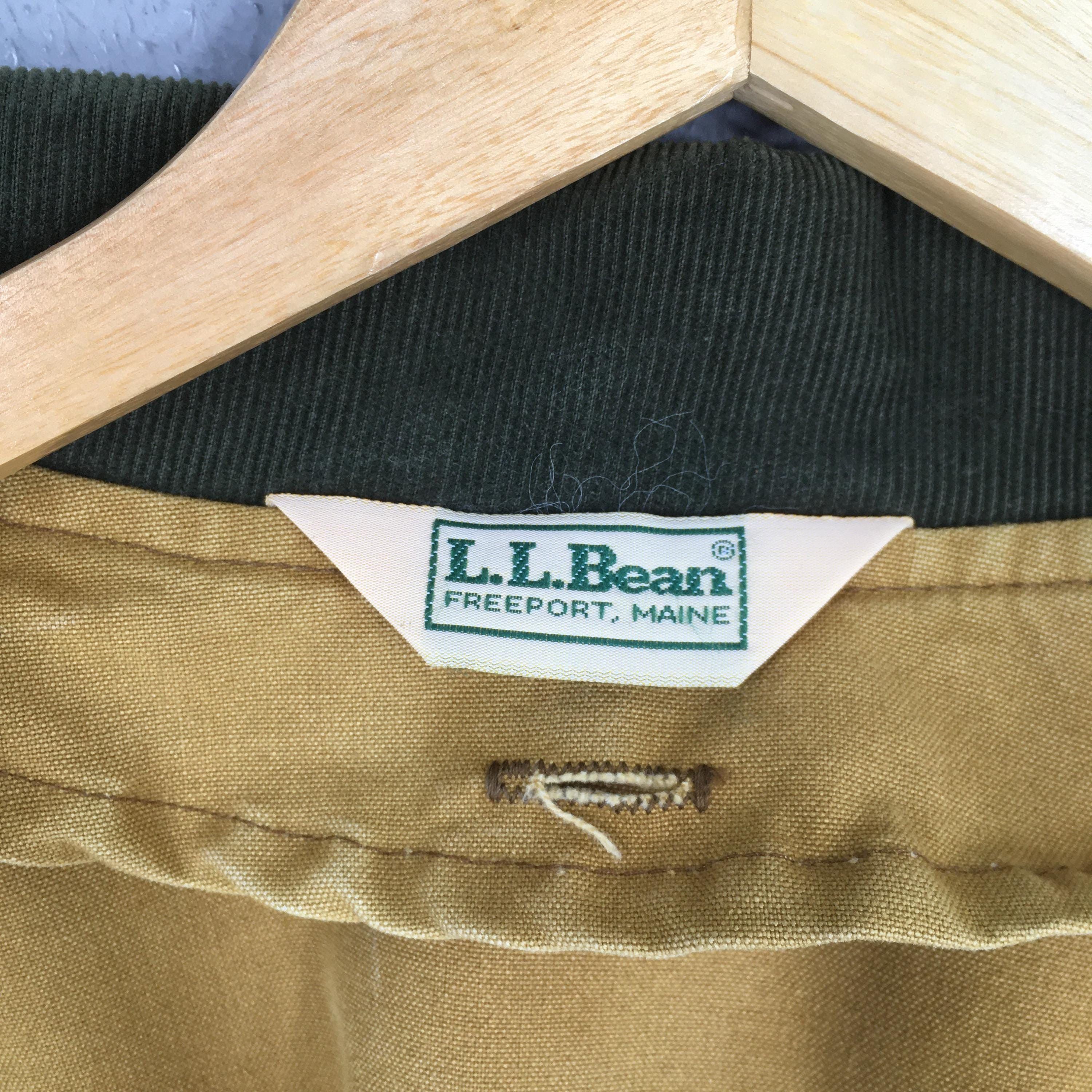 L.L. Bean Vintage 1970s LL Bean Hunting Brown Duck Chore Jacket Large Size US L / EU 52-54 / 3 - 6 Thumbnail