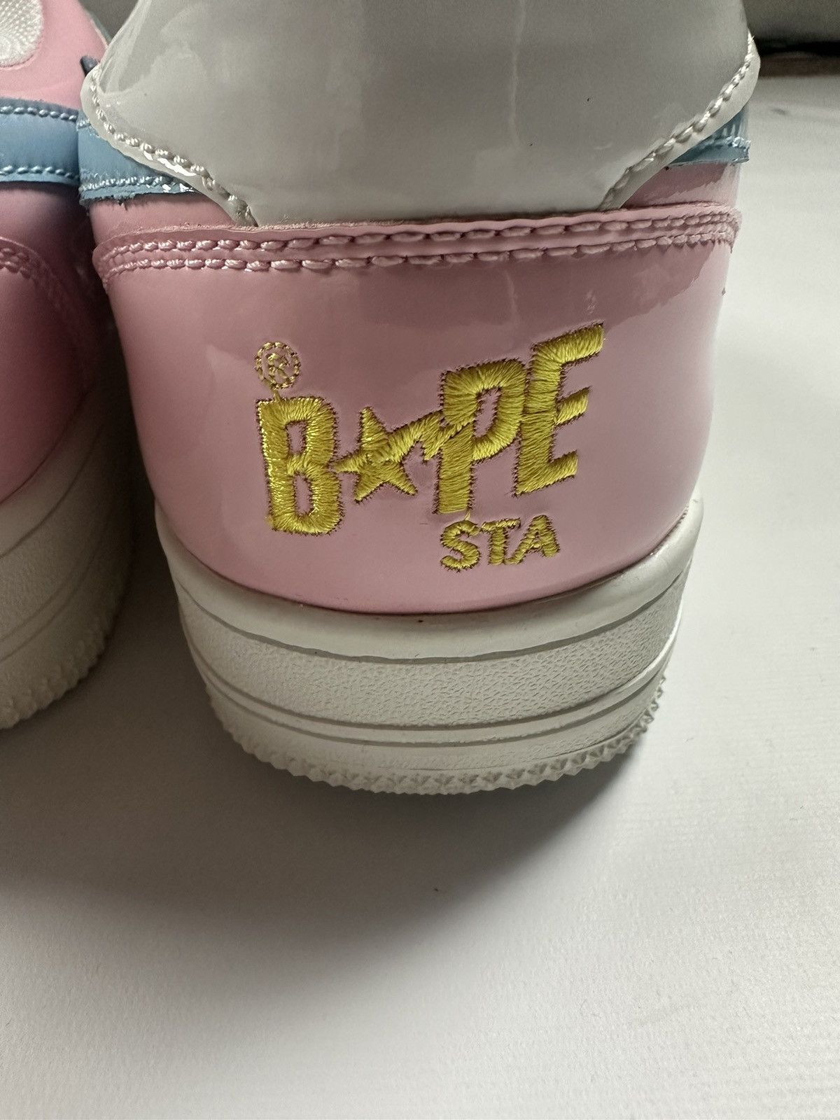 Bape Bapesta Cotton Candy Low Top Shoes Size US 10 / EU 43 - 6 Thumbnail