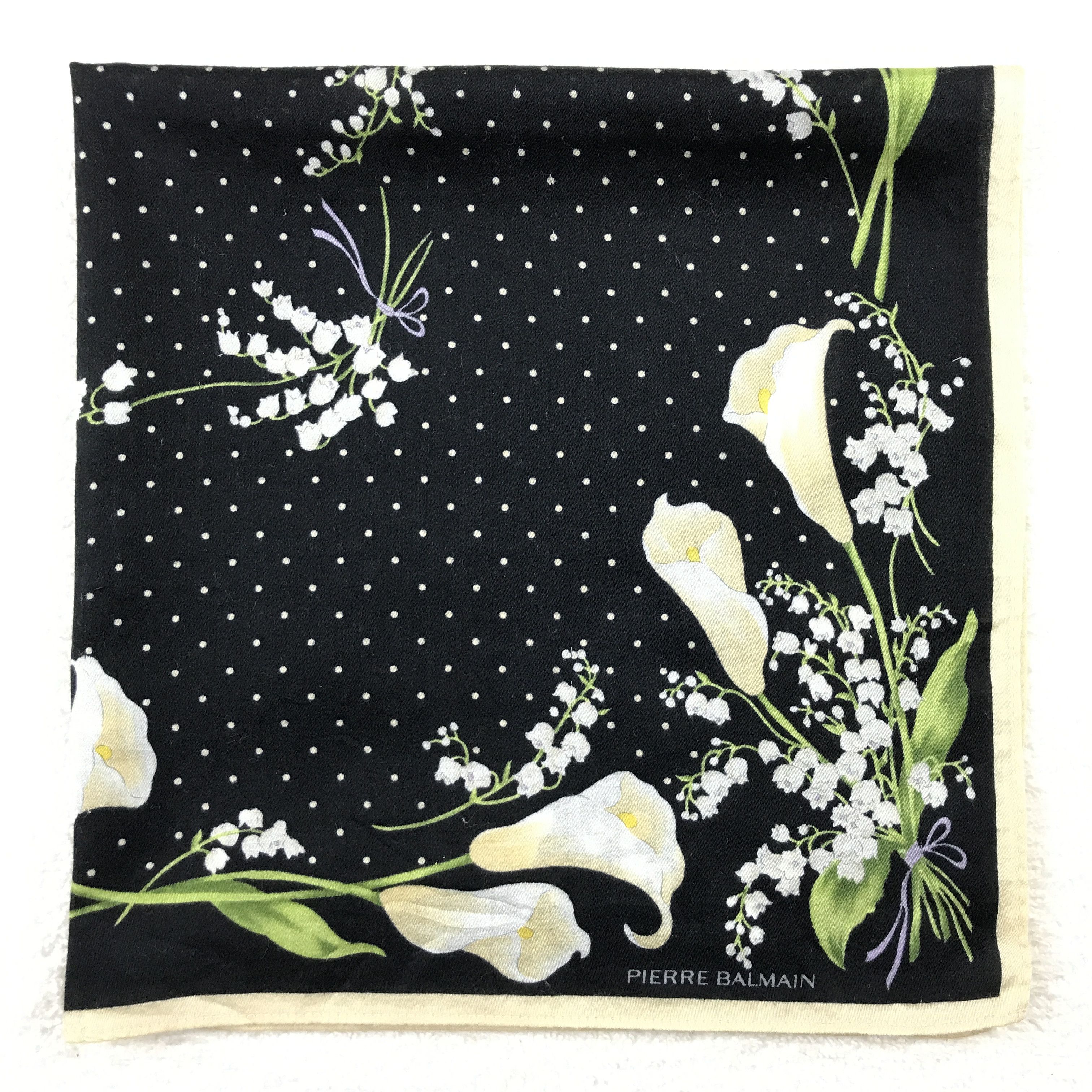Designer × Pierre Balmain × Vintage Vintage Pierre Balmain Bandana Neckerchief Handkerchief Size ONE SIZE - 2 Thumbnail