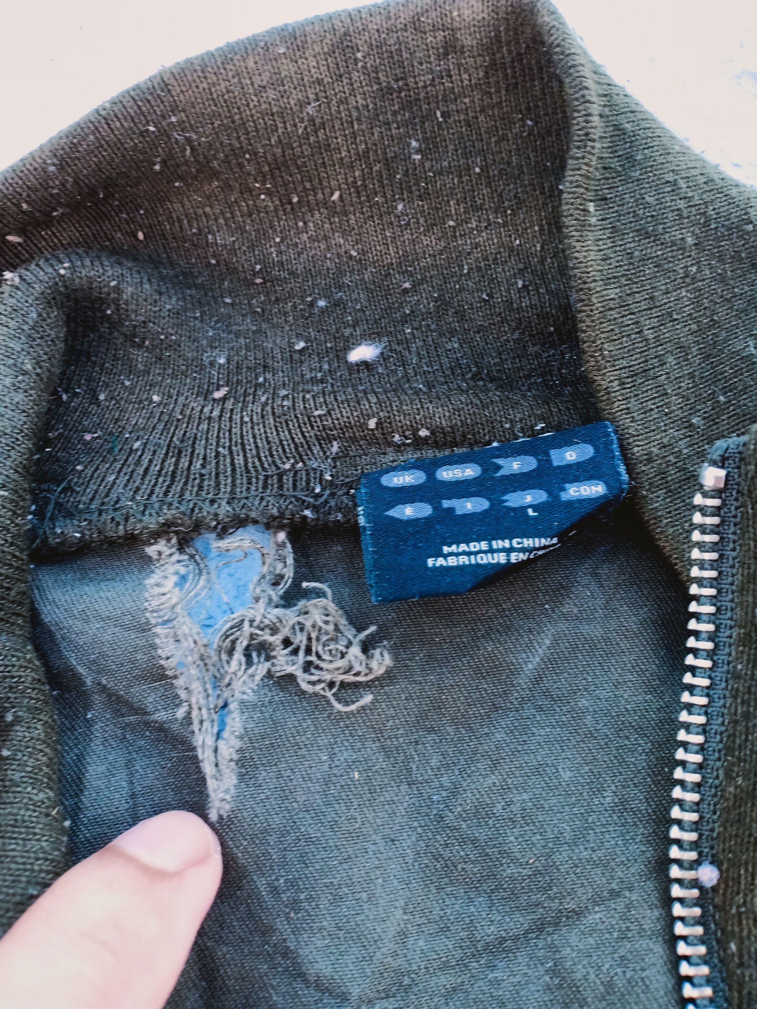 Adidas ADIDAS distressed jacket Size US L / EU 52-54 / 3 - 10 Thumbnail
