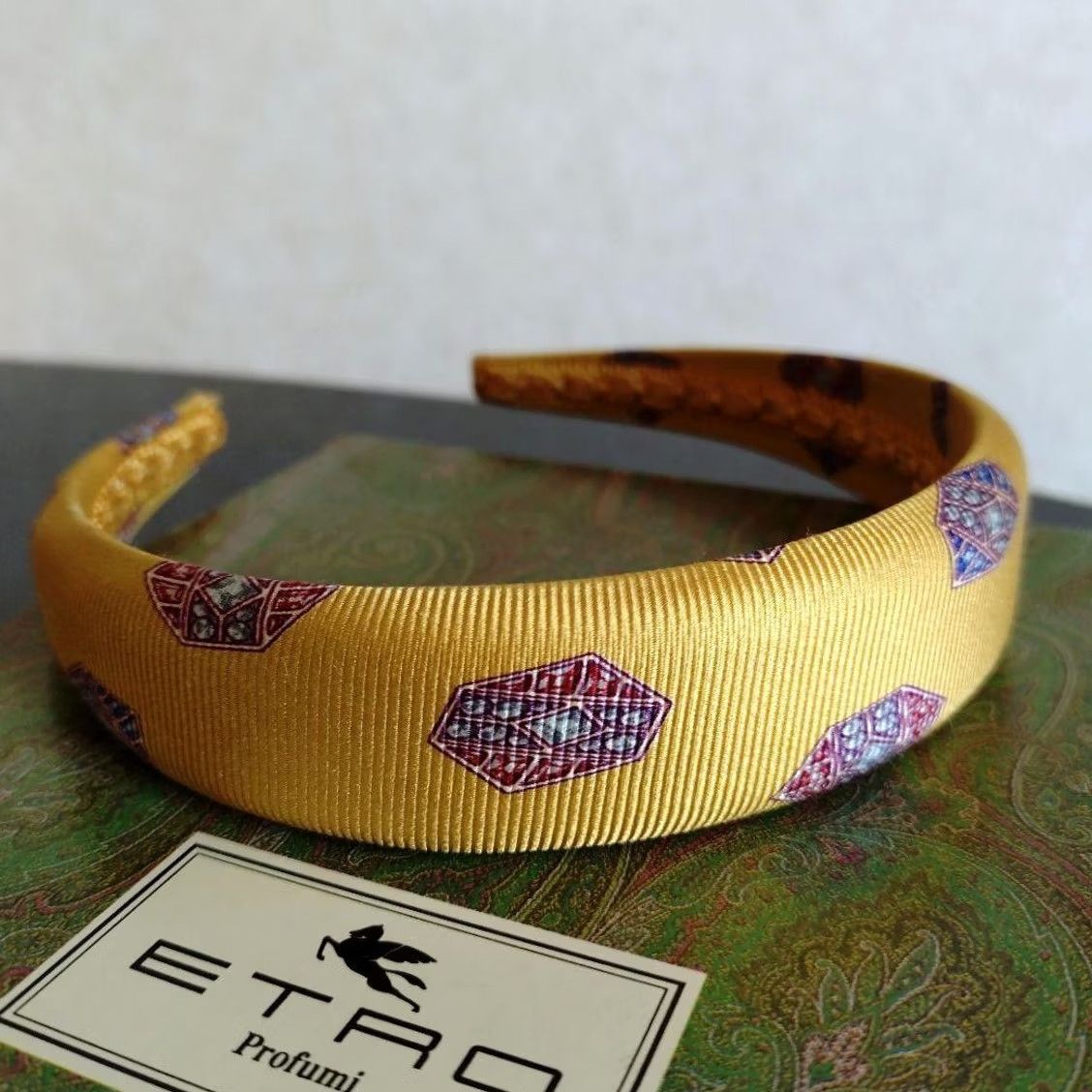 Etro Etro Headband Scrunchie Drawstring Bag Women Hair Accessory Luxury Model Li Size ONE SIZE - 3 Thumbnail