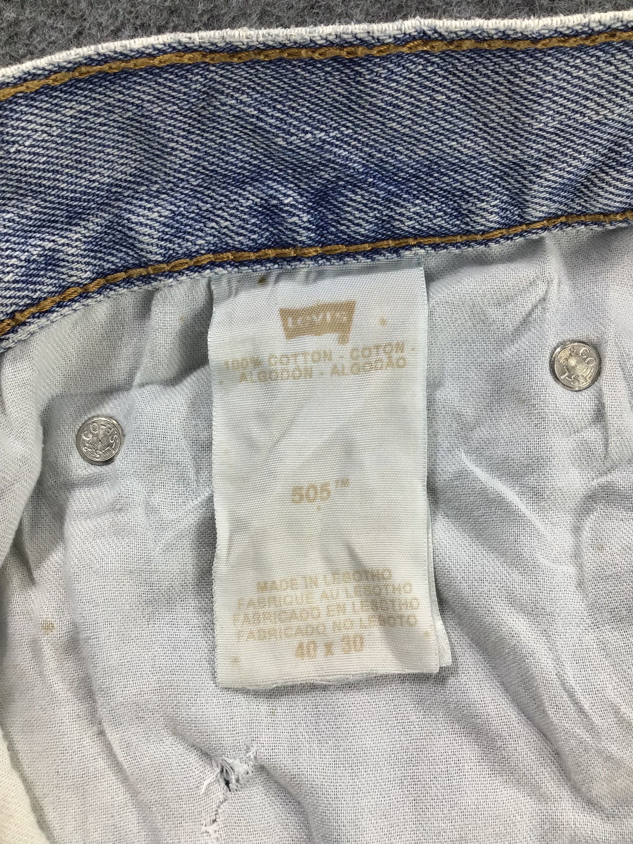 Levi's Vintage Levis 505 Jeans-J888 Size US 41 - 11 Thumbnail