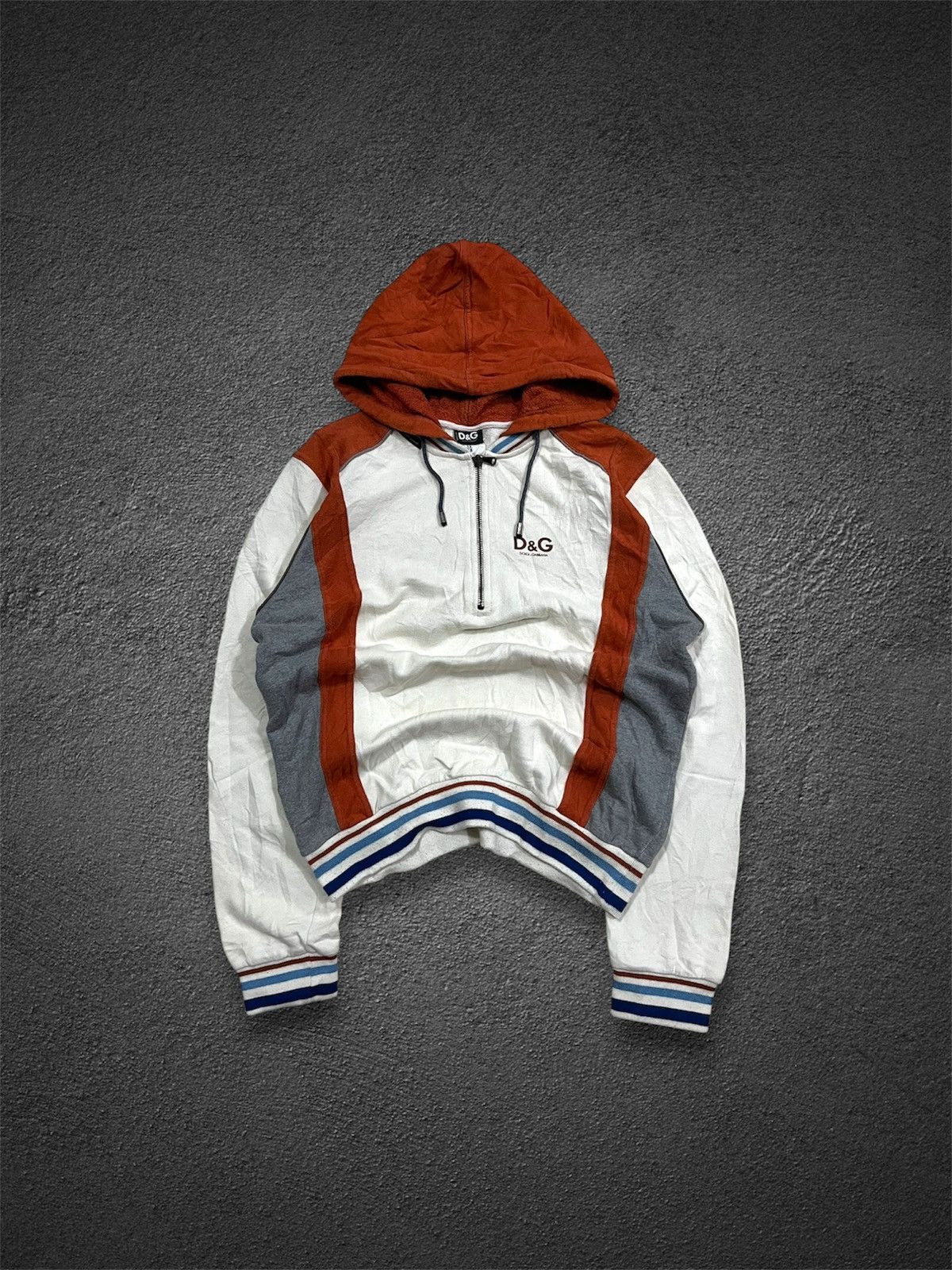 Dolce & Gabbana 2000s VINTAGE DOLCE & GABBANA 3 tone hoodie Size US S / EU 44-46 / 1 - 1 Thumbnail