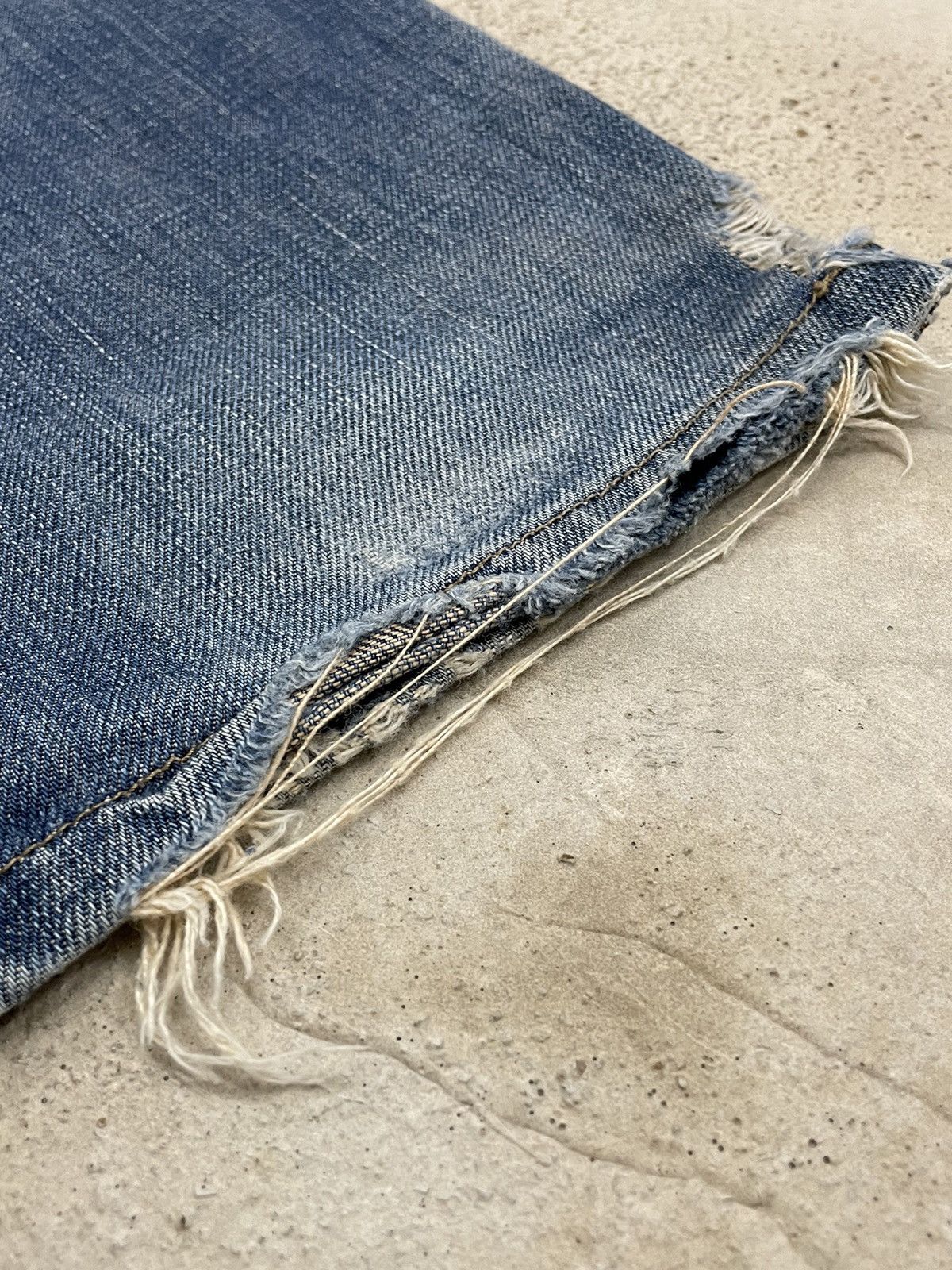 Edwin Edwin 503Z Regular Wide Distressed Denim Pants (AB25) Size US 31 - 9 Thumbnail