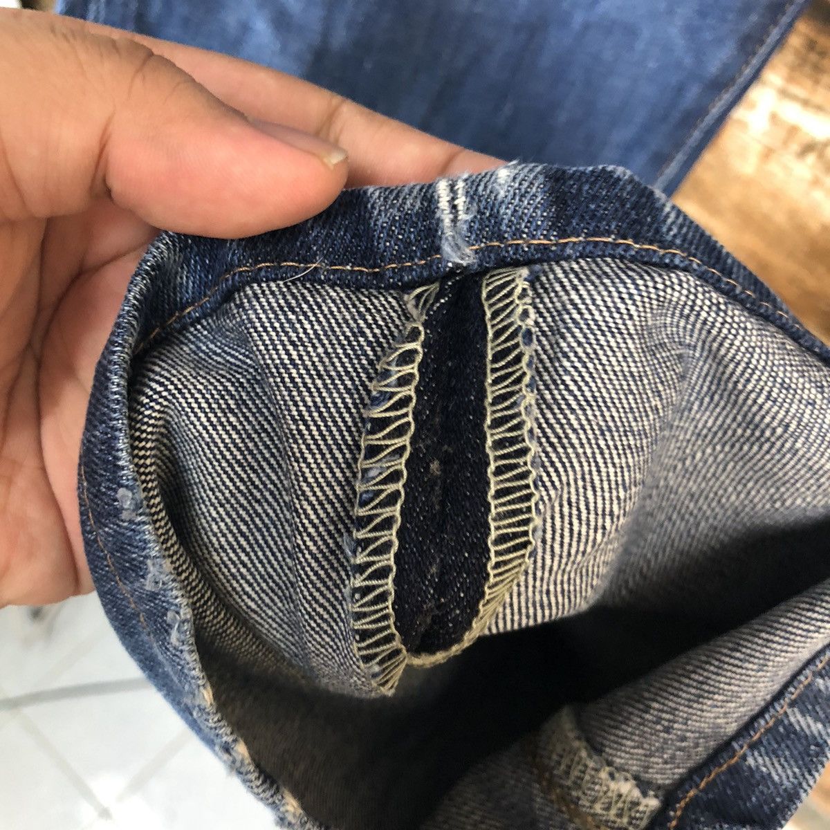 Edwin Edwin Blue Denim vintage japan Pants #A1391 Size US 34 / EU 50 - 11 Thumbnail