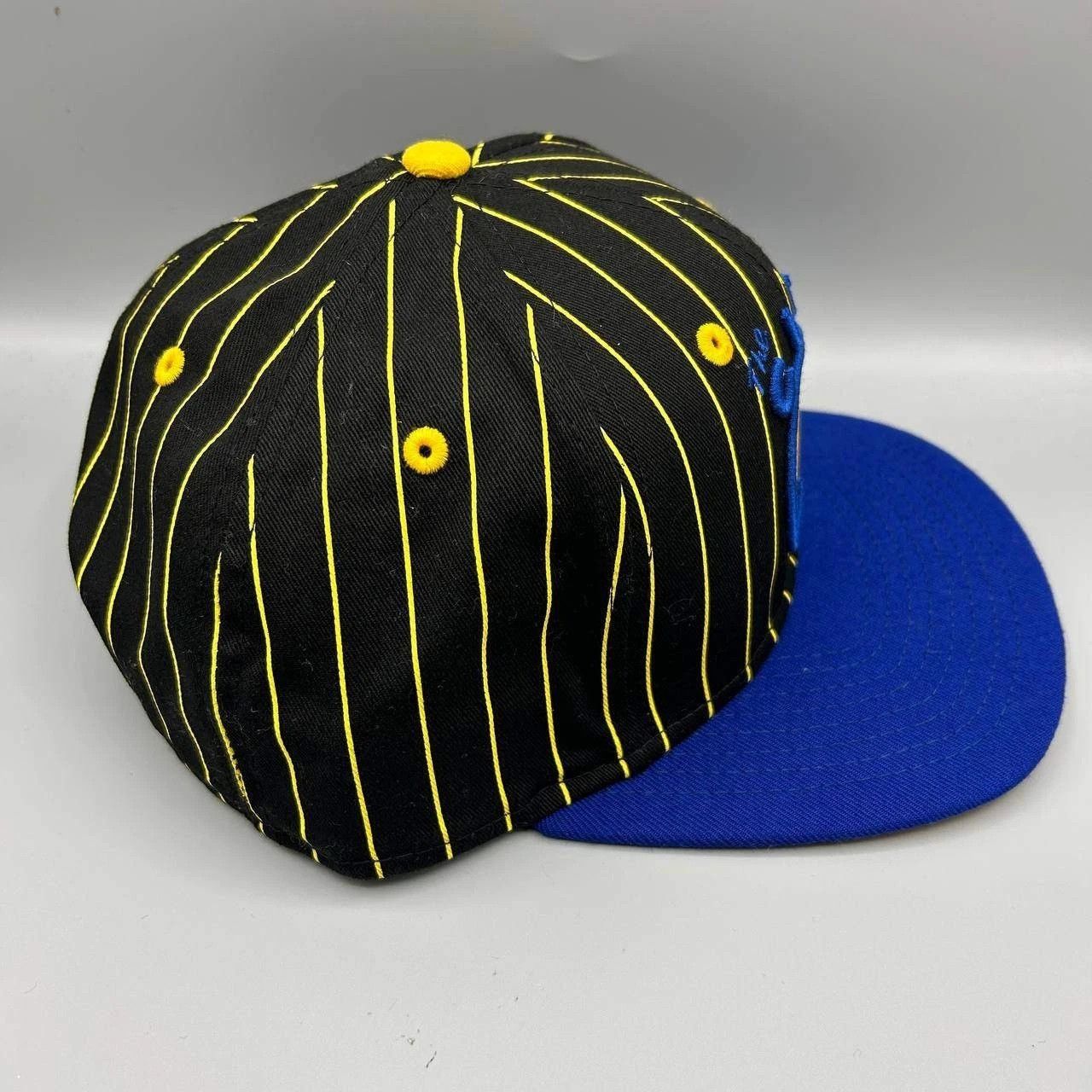 New Era Golden State Warriors GSW Hat Men Pinstripes SnapBack Cotton Size ONE SIZE - 6 Thumbnail