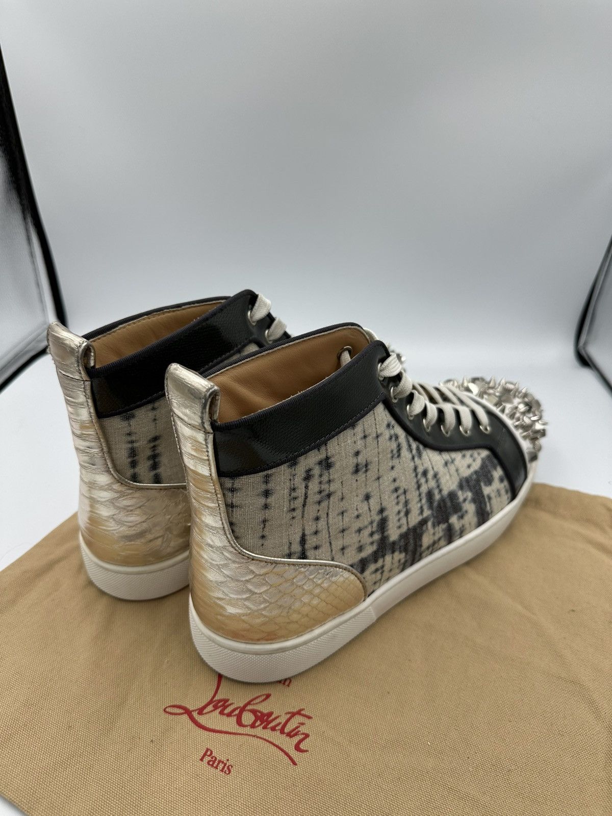 Christian Louboutin Christian Louboutin High Top Sneakers Size US 13 / EU 46 - 15 Thumbnail