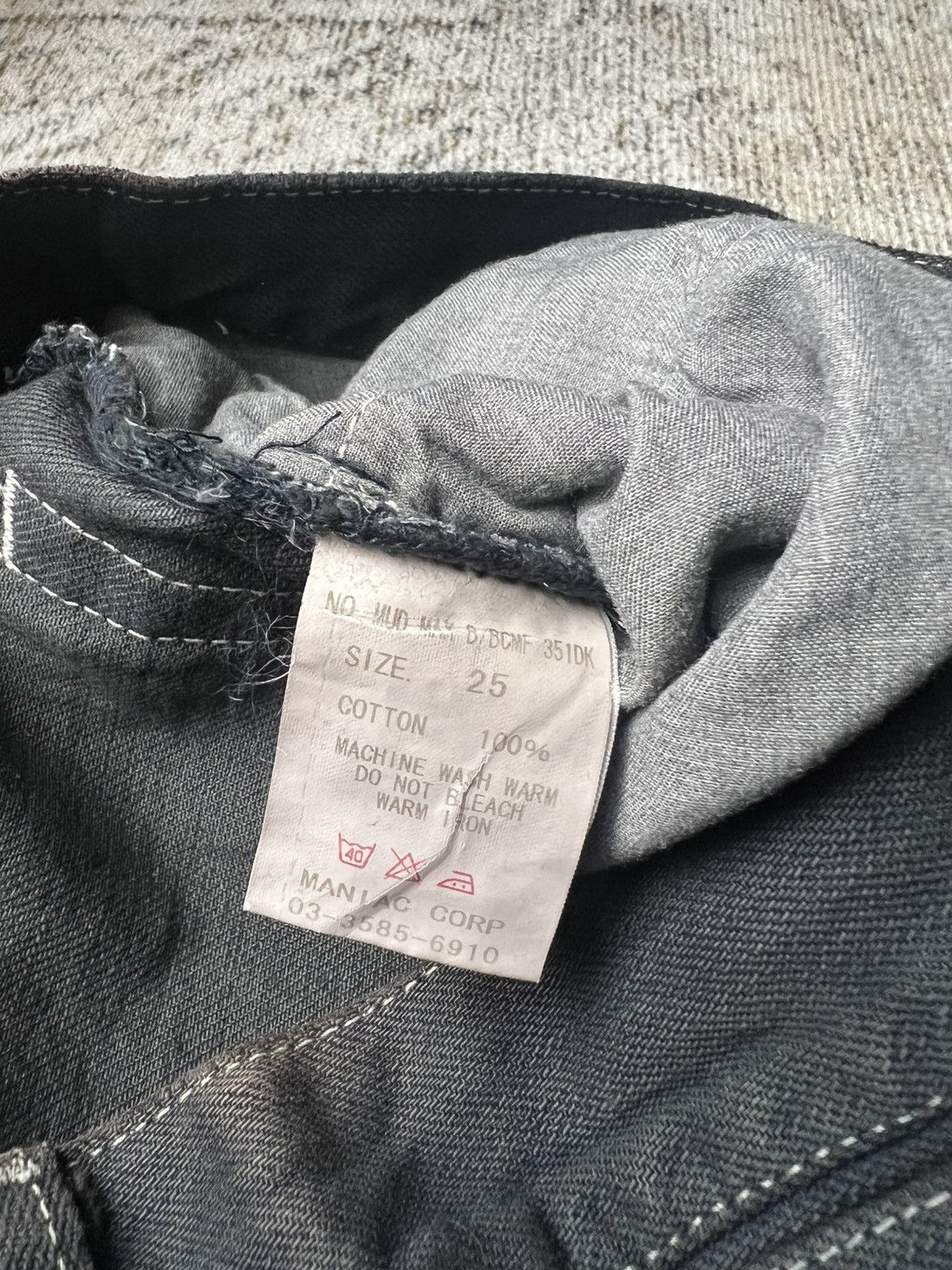 If Six Was Nine If Six Was Nine Mud Max Flared Distressed Denim Size US 29 - 8 Thumbnail