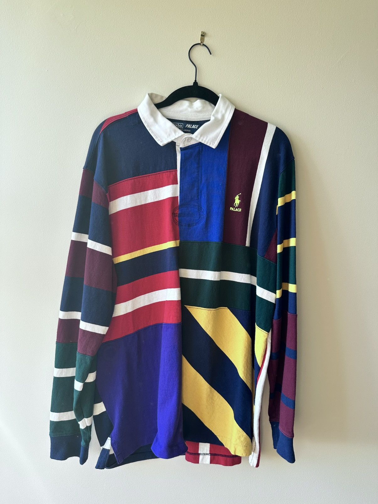 Palace Ralph Lauren Pieced Rugby | Grailed
