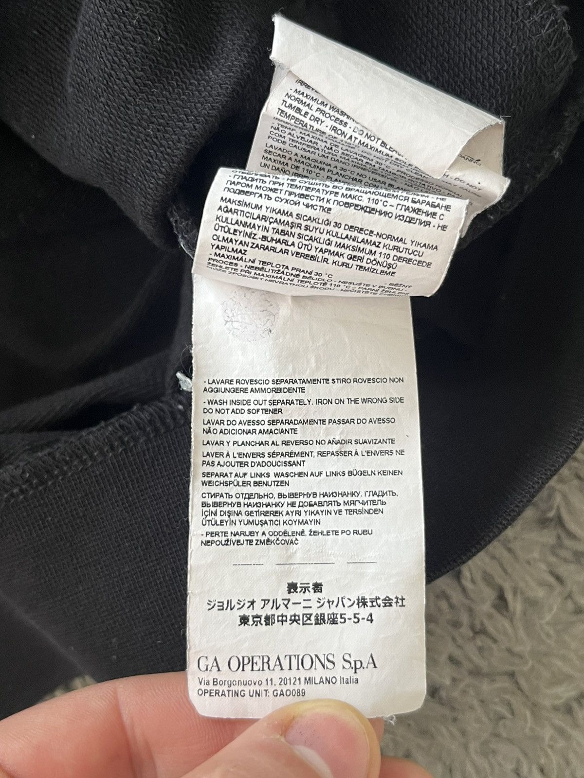 Emporio Armani Vintage Zip Emporio Armani BMW M2 CS Big Logo Y2K Style Size US L / EU 52-54 / 3 - 11 Thumbnail
