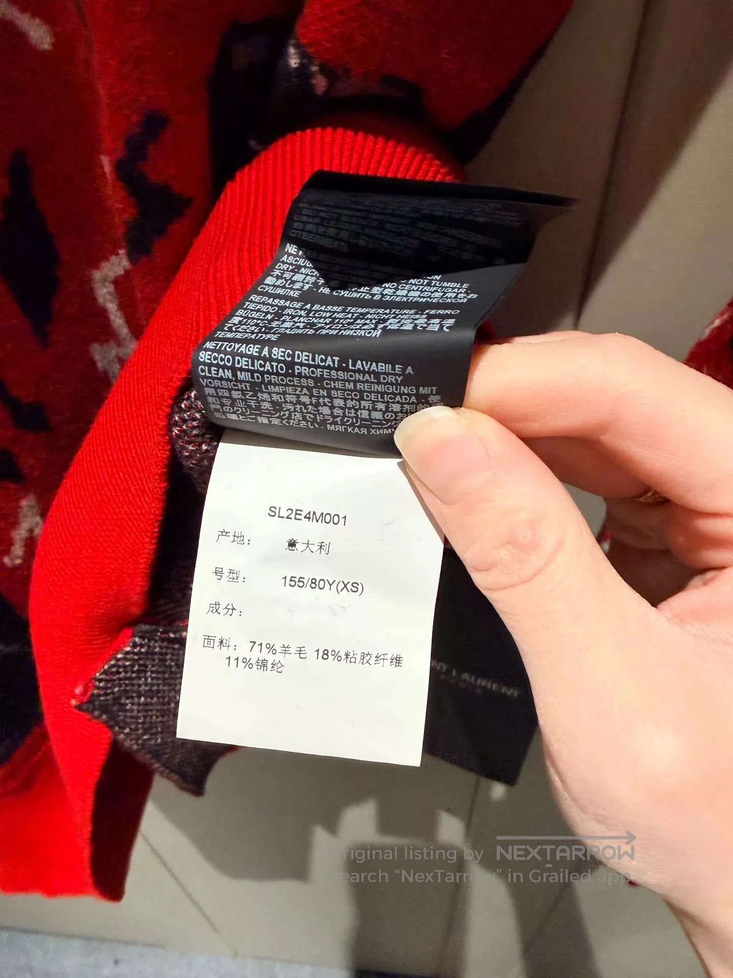 Saint Laurent Paris Saint Laurent Women's Hooded Sweater. Size XS / US 0-2 / IT 36-38 - 6 Thumbnail