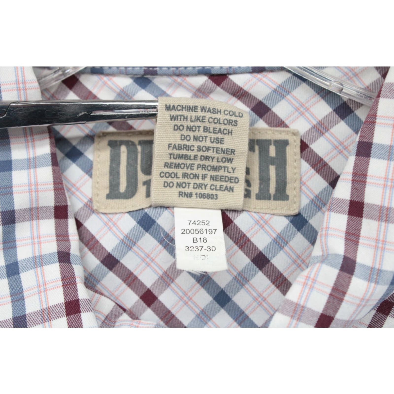 Vintage Duluth Shirt Mens XL White Check Button-Down Performance Long Sleeve Size US XL / EU 56 / 4 - 6 Thumbnail