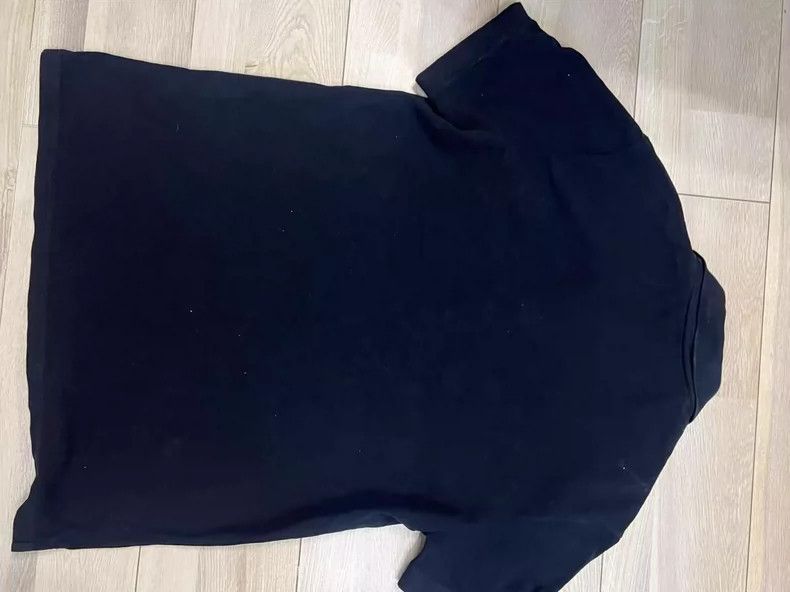 Alexander McQueen Alexander McQUEEN A black polo shirt with a special embroid Size US XL / EU 56 / 4 - 2 Thumbnail