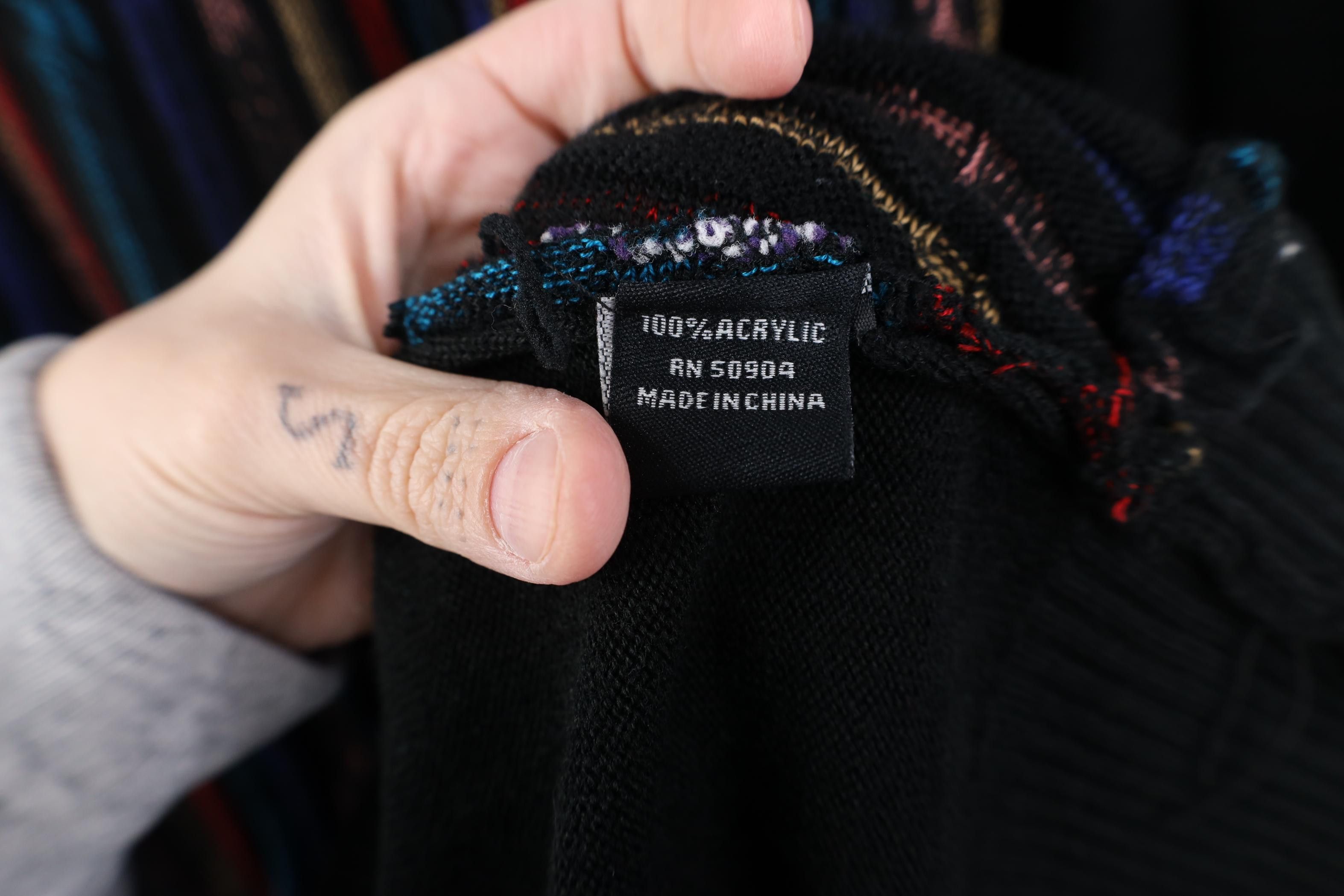 Vintage Vintage 90s Coogi Style Rainbow Knit Crewneck Sweater Size US XL / EU 56 / 4 - 6 Thumbnail