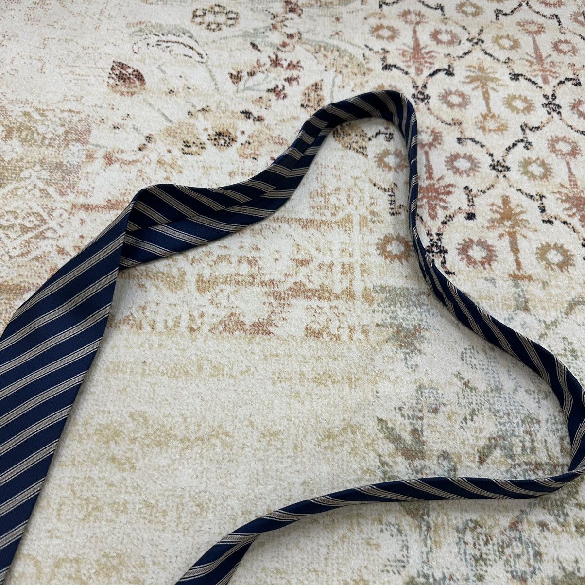 Vintage Luxury Voronin Tie Silk Streetwear 90s Y2k Style UK Size ONE SIZE - 4 Thumbnail