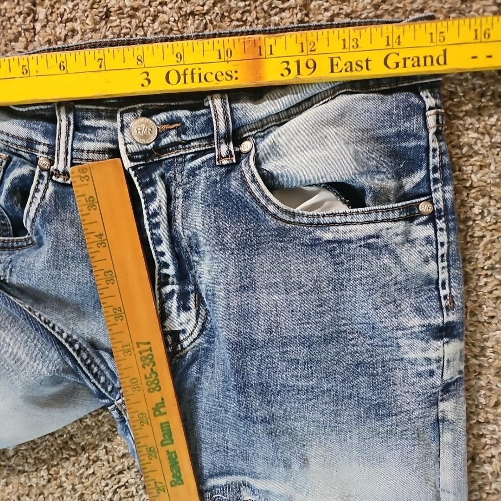 Other Refinery Republic Men's Jeans Distressed 30X30 Size US 30 / EU 46 - 5 Thumbnail
