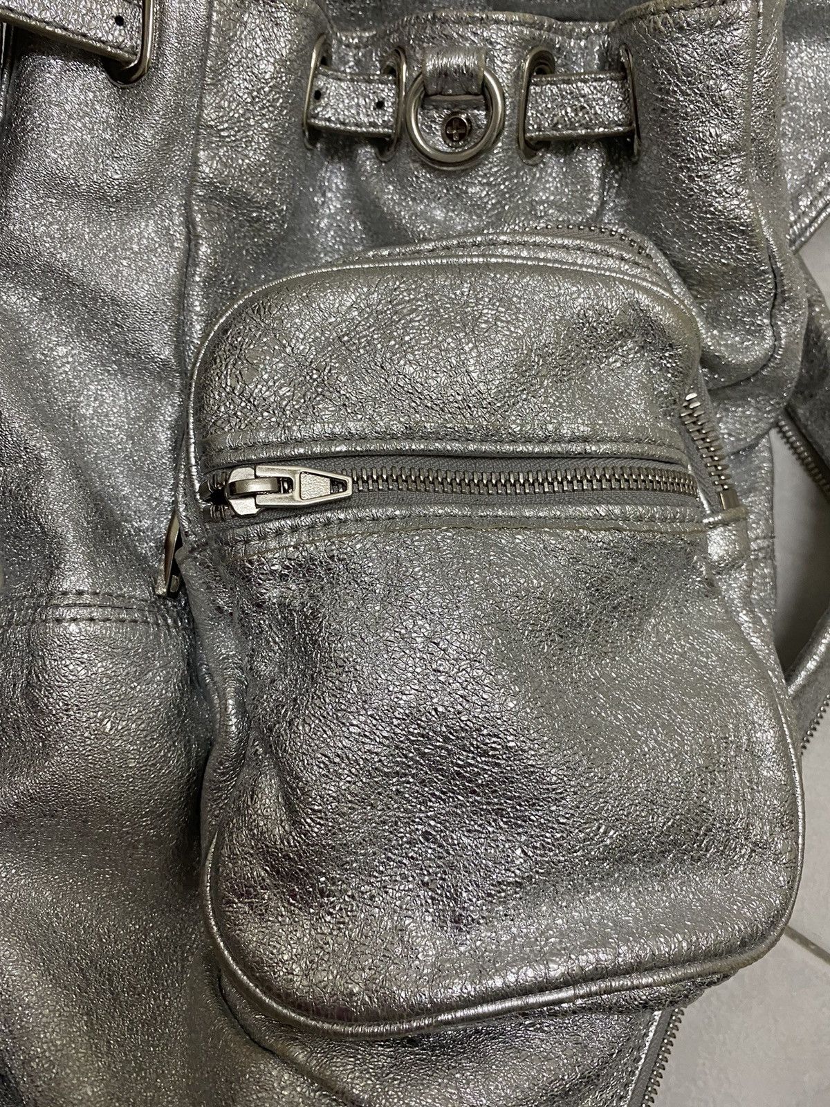 Alexander Wang Shining Soft Leather Backpack Size ONE SIZE - 14 Thumbnail