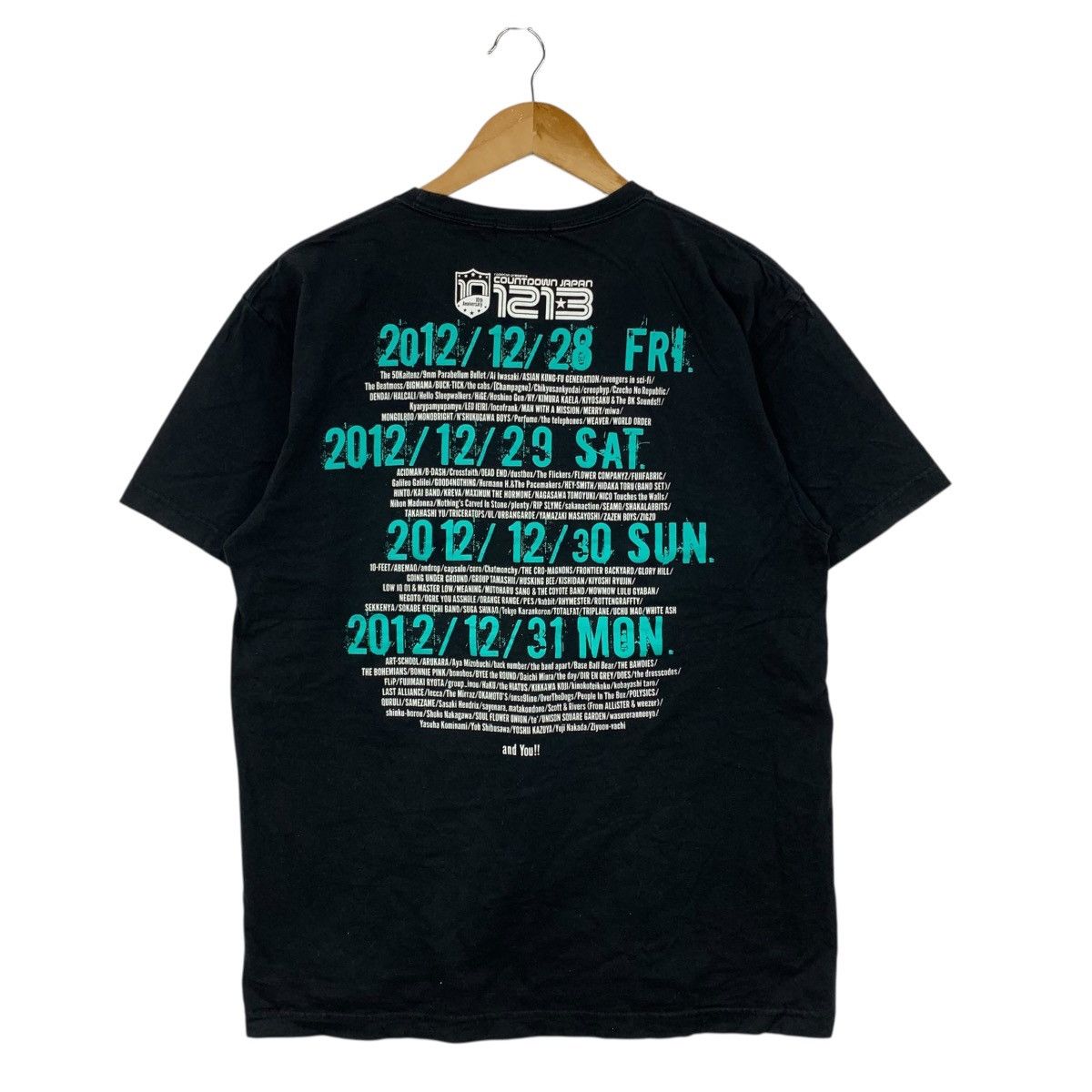 Japanese Brand ROCKIN’ ON Countdown Japan 2012 Makuhari Messe Hall Tshirt Size US XL / EU 56 / 4 - 5 Thumbnail