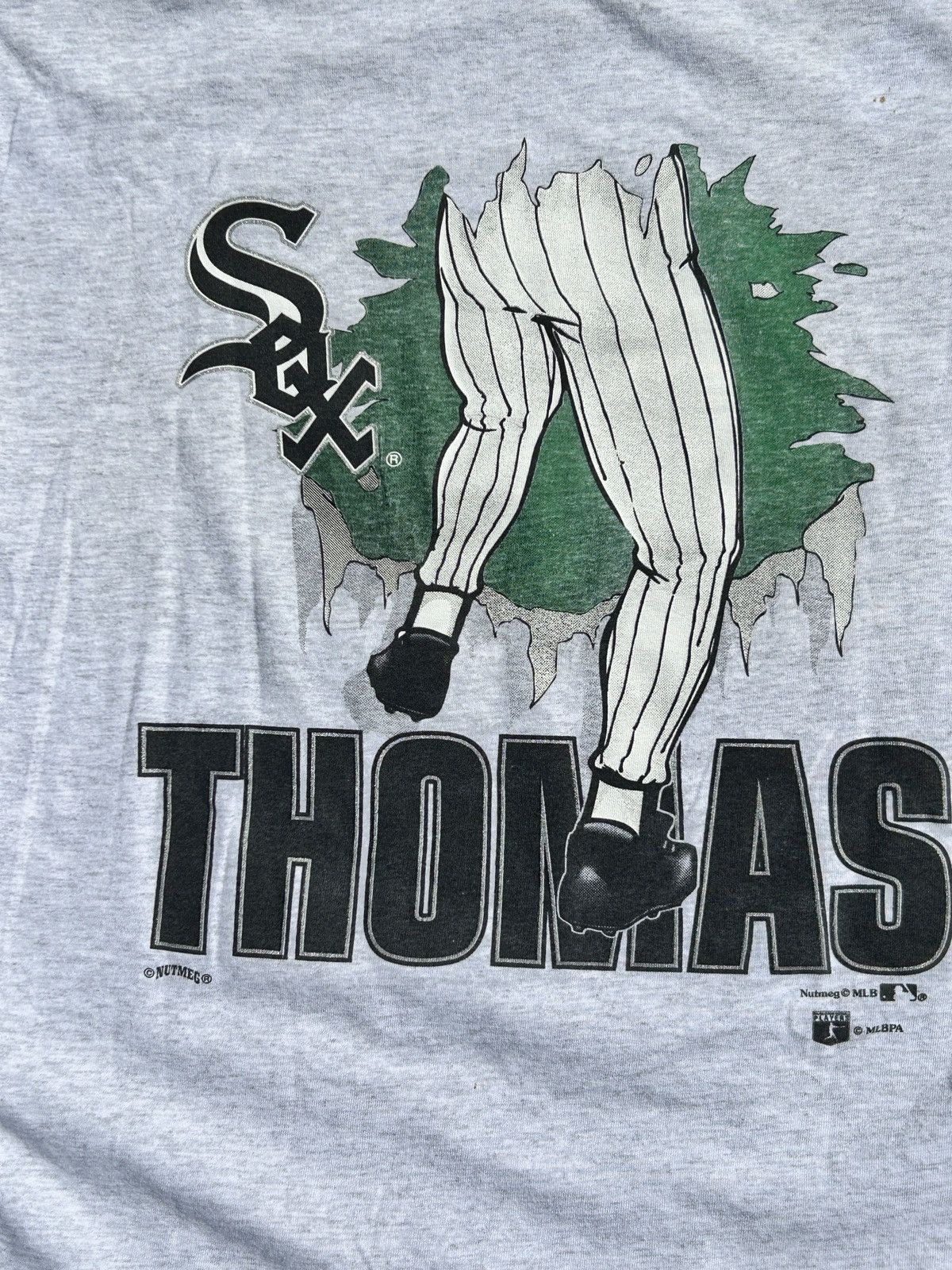 Nutmeg Nutmeg White Sox Frank Thomas T-shirt size-XL Size US XL / EU 56 / 4 - 7 Thumbnail