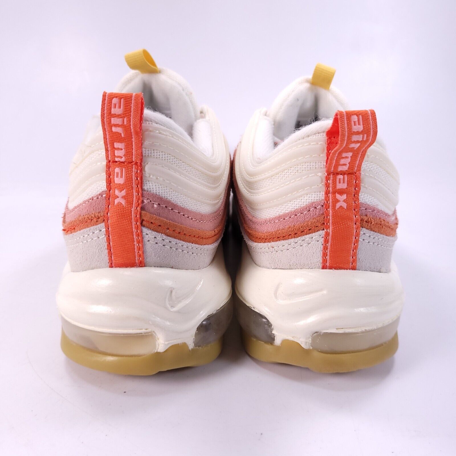 Nike Nike Air Max 97 Shoe Womens Size 10 DQ7655-100 White Pink Size US 10 / IT 40 - 3 Thumbnail