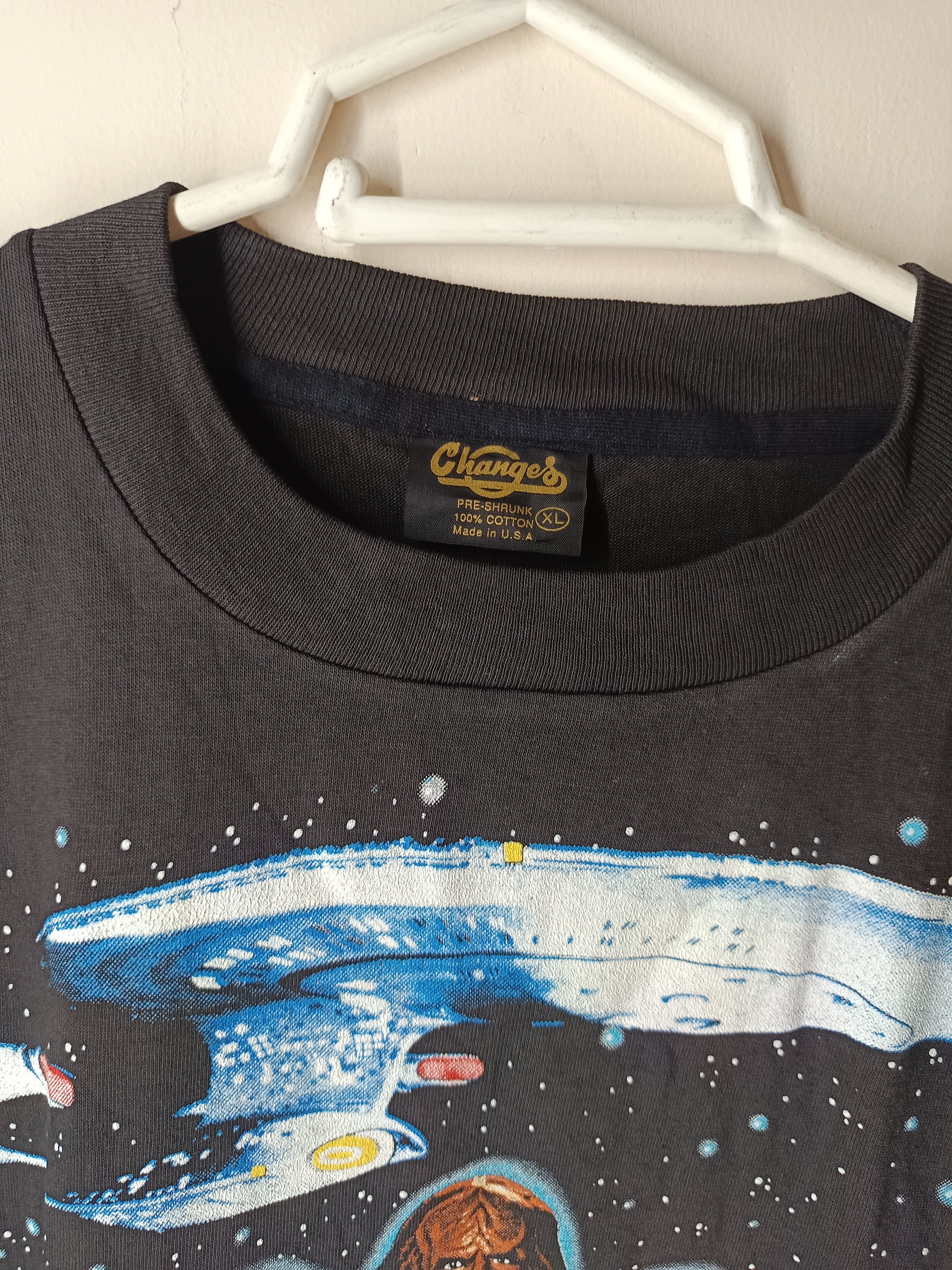 Vintage Vintage Star trek The next generation t shirt single stitch Size US XL / EU 56 / 4 - 8 Thumbnail