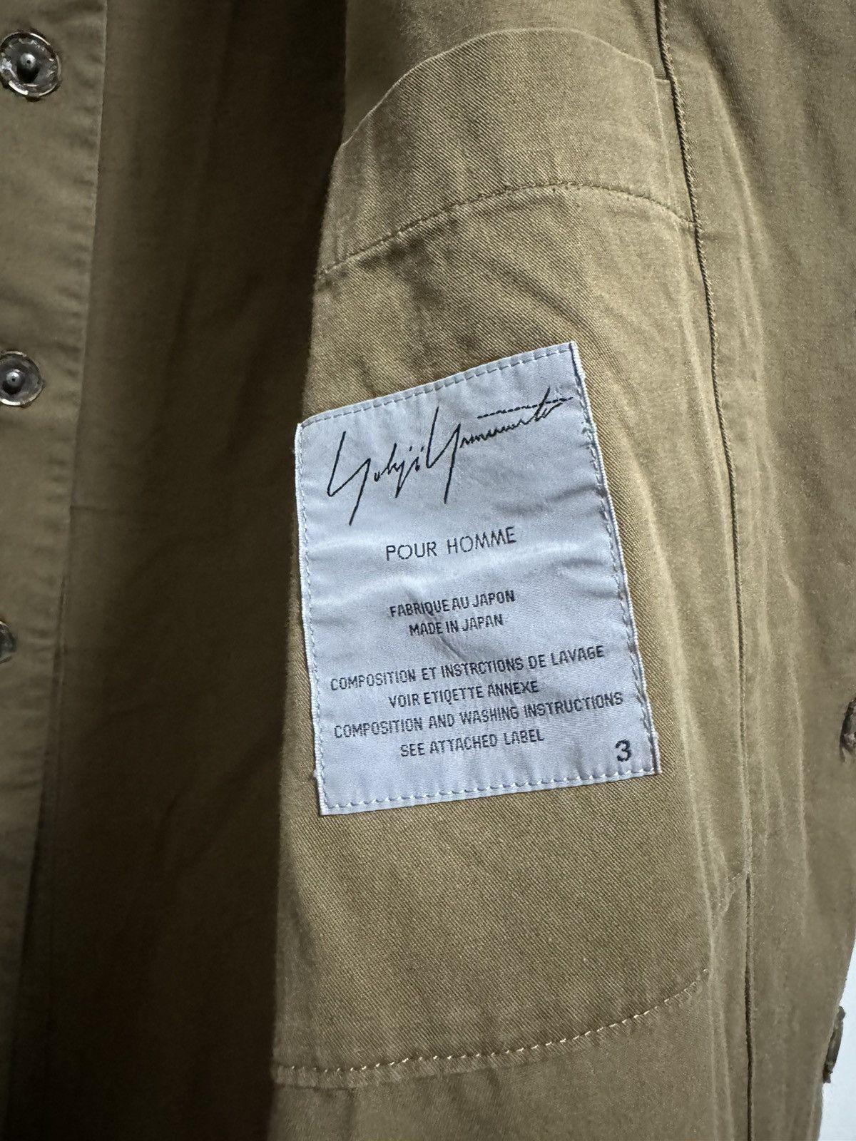 Yohji Yamamoto SS02 Worker Jacket Size US L / EU 52-54 / 3 - 3 Thumbnail