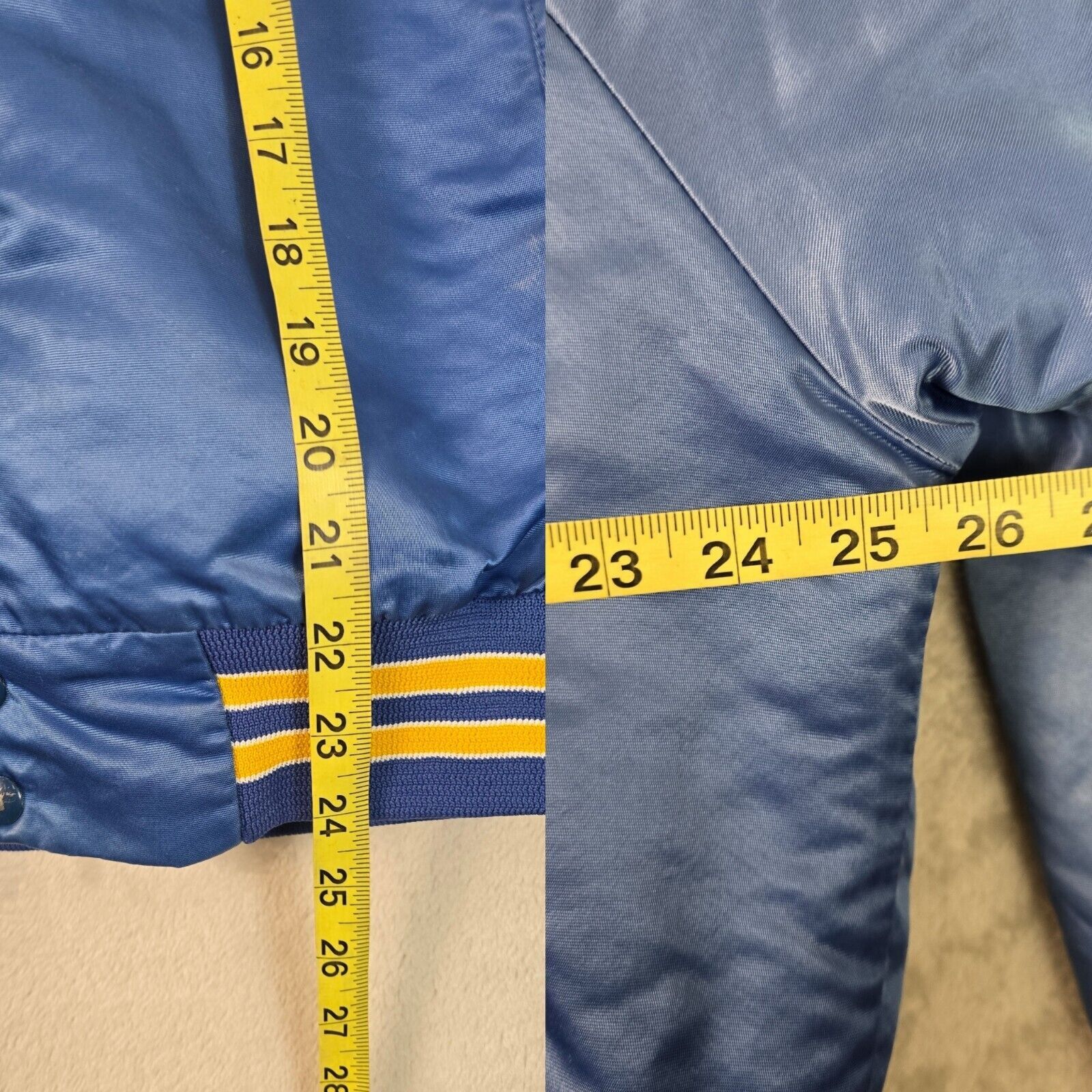 Chalk Line Vintage 80s Chalk Line Los Angeles Rams Bomber Jacket XL Size US XL / EU 56 / 4 - 12 Thumbnail