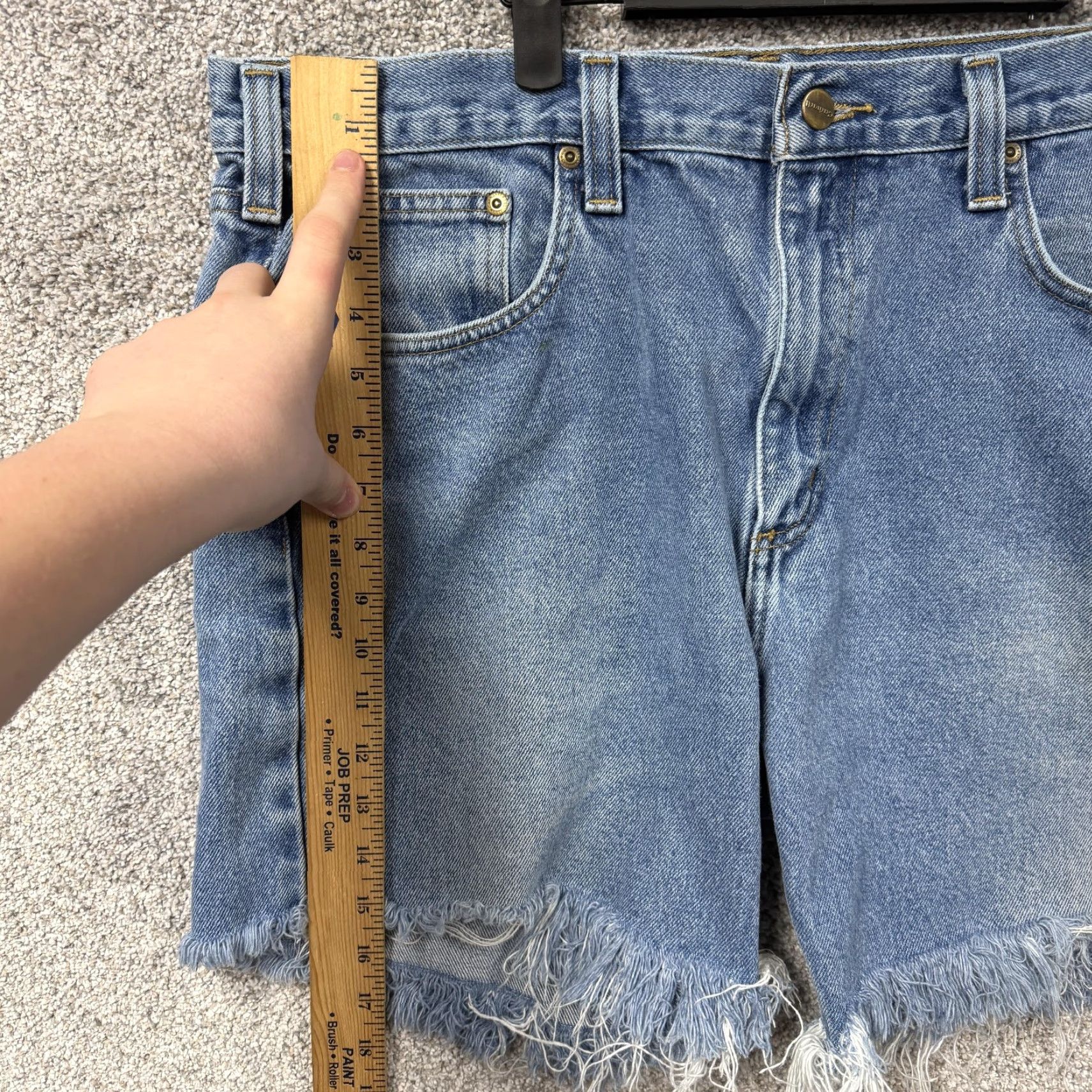 Carhartt Carhartt Denim Cutoff Shorts Mens 38x6 Blue Raw Hem Workwear Jorts Grunge Size US 38 / EU 54 - 3 Thumbnail