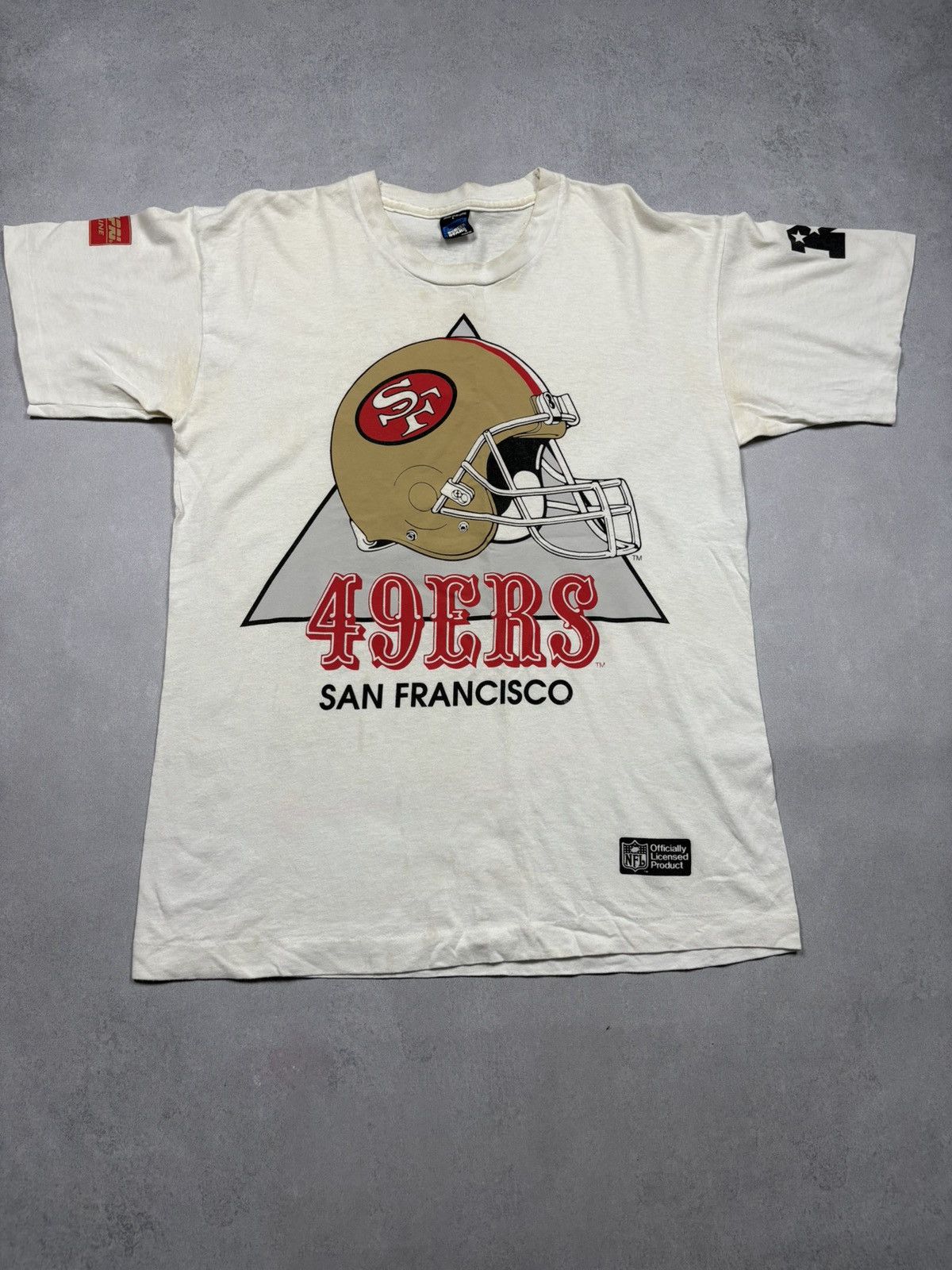 NFL 1990s San Francisco 49ers NFL Double Sided Tee Vintage Rare Size US L / EU 52-54 / 3 - 2 Thumbnail