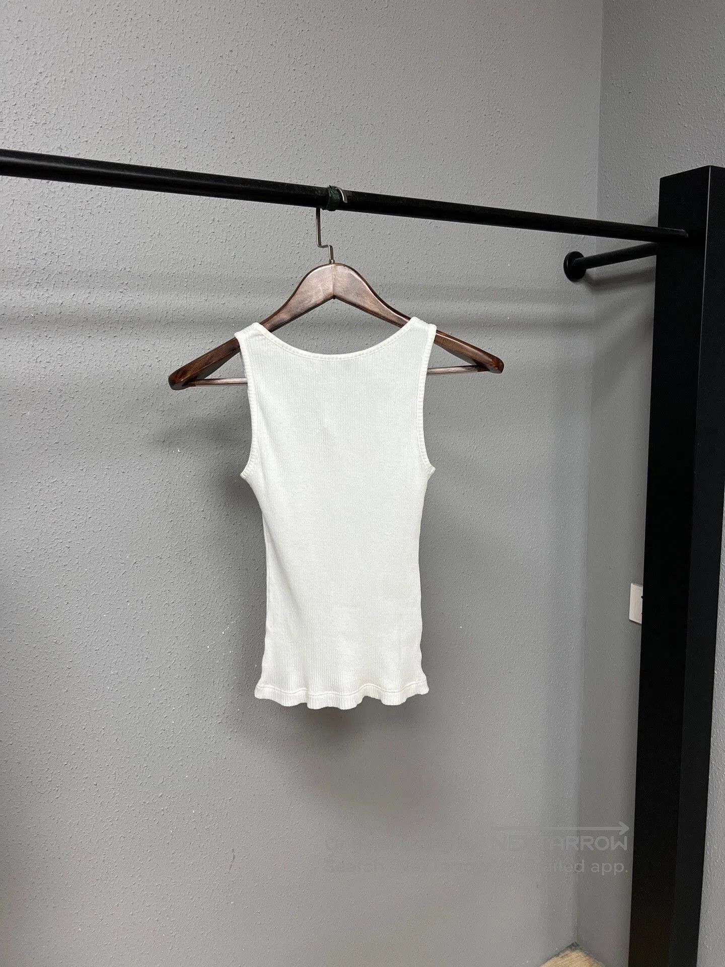 Miu Miu Miumiu White Logo Tank Top XS. Size XS / US 0-2 / IT 36-38 - 2 Thumbnail