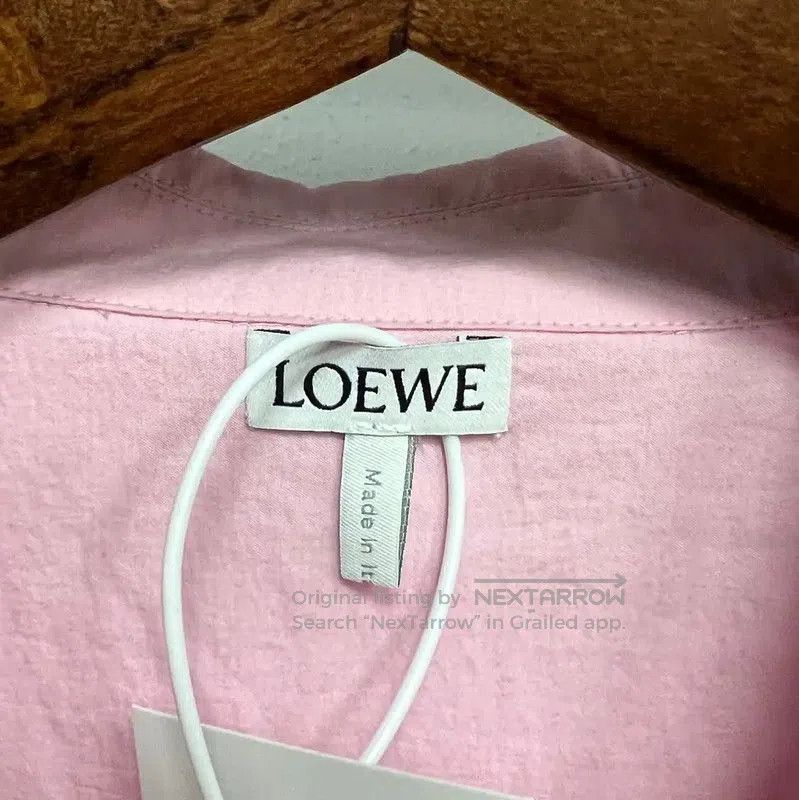 Loewe Loewe Pink Cotton Shirt for Women . Size M / US 6-8 / IT 42-44 - 4 Thumbnail