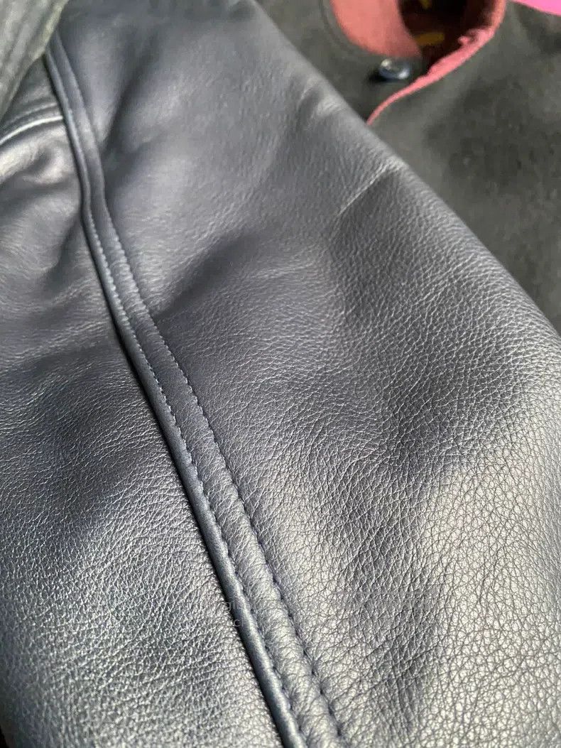 Schott Schott N.Y.C A1 leather sleeve jacket Size US S / EU 44-46 / 1 - 6 Thumbnail