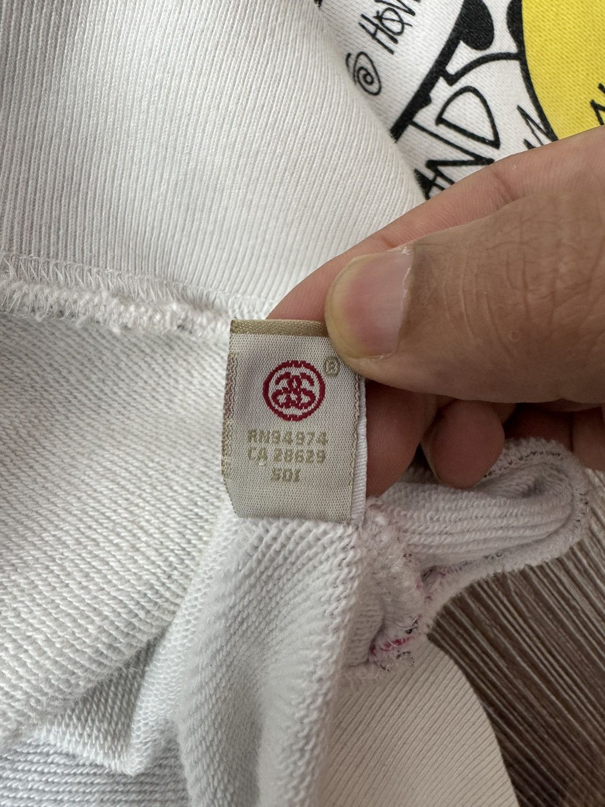 Stussy VINTAGE STUSSY SPEECH BUBBLE STAND FIRM FULL PRINT hoodie Size US XL / EU 56 / 4 - 10 Thumbnail