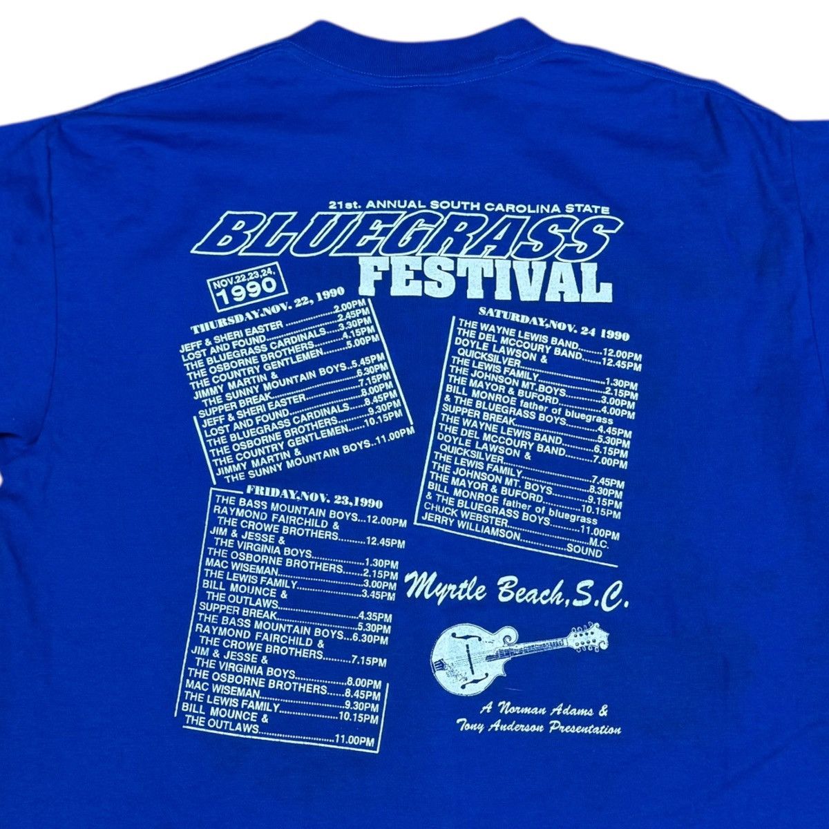 Vintage Vintage South Carolina State Blue Grass Festival Shirt L Size US L / EU 52-54 / 3 - 4 Thumbnail