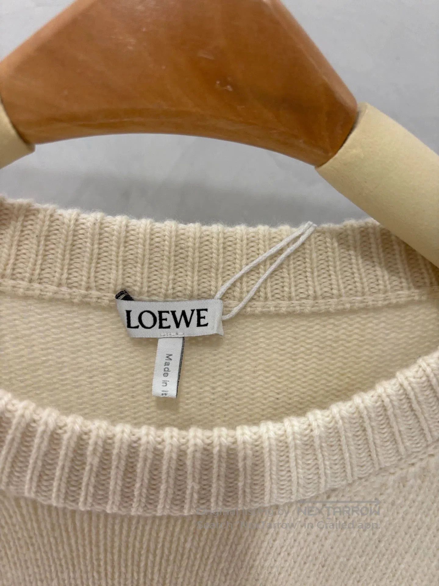Loewe Loewe Beige Logo Wool Sweater. Size US S / EU 44-46 / 1 - 2 Thumbnail