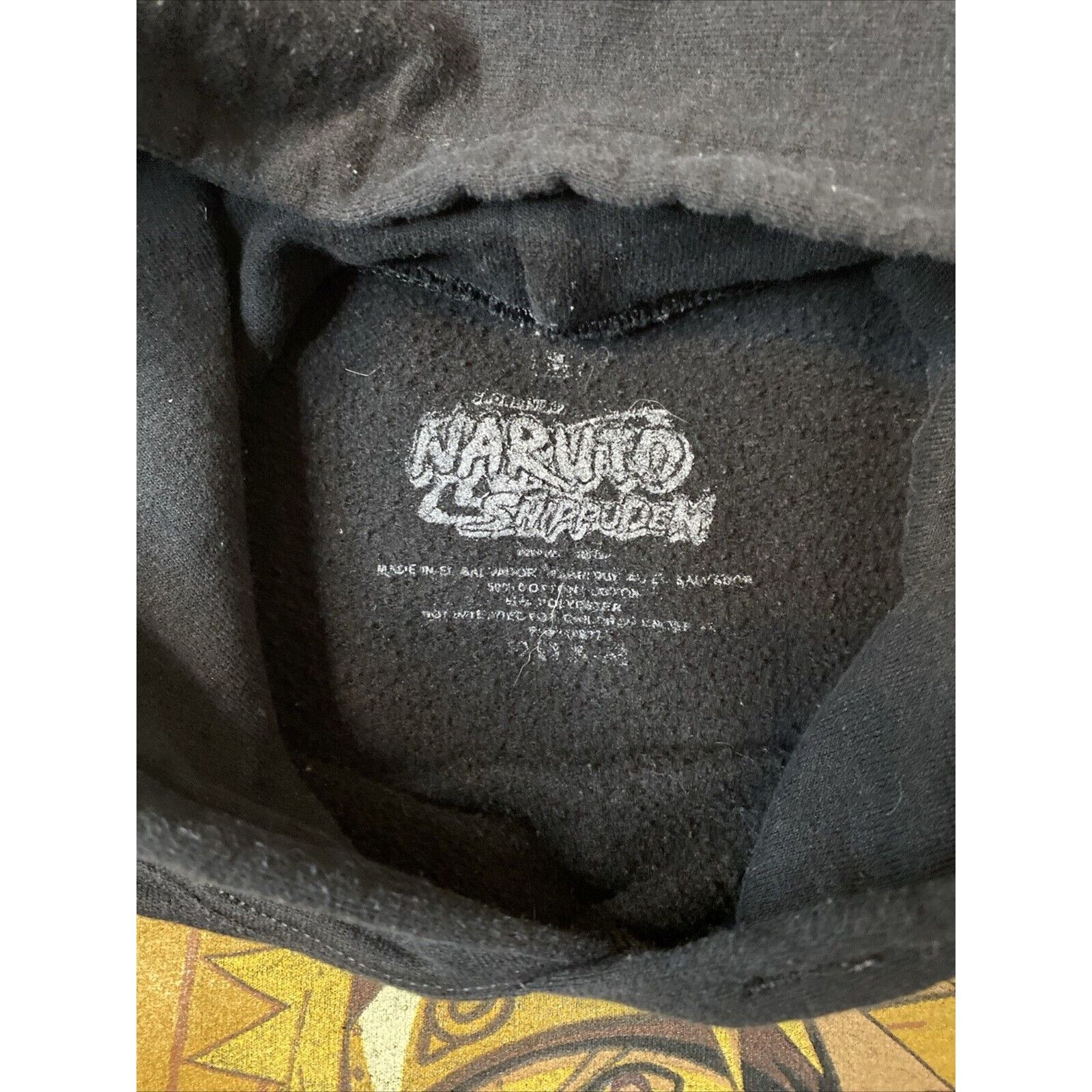 (di)vision Naruto Uzumaki Black Hoodie Japanese Anime Men’s Small Size US S / EU 44-46 / 1 - 8 Thumbnail